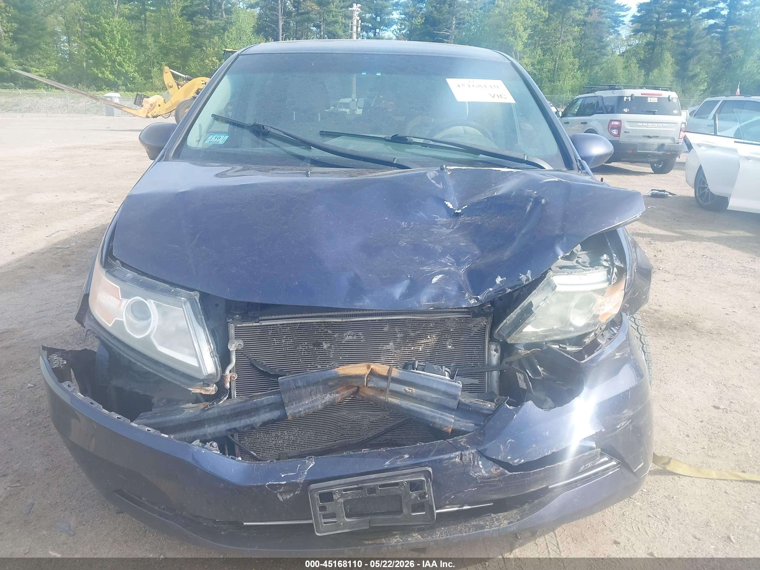 2017 Honda Odyssey Se Dark Blue vin: 5FNRL5H32HB025375