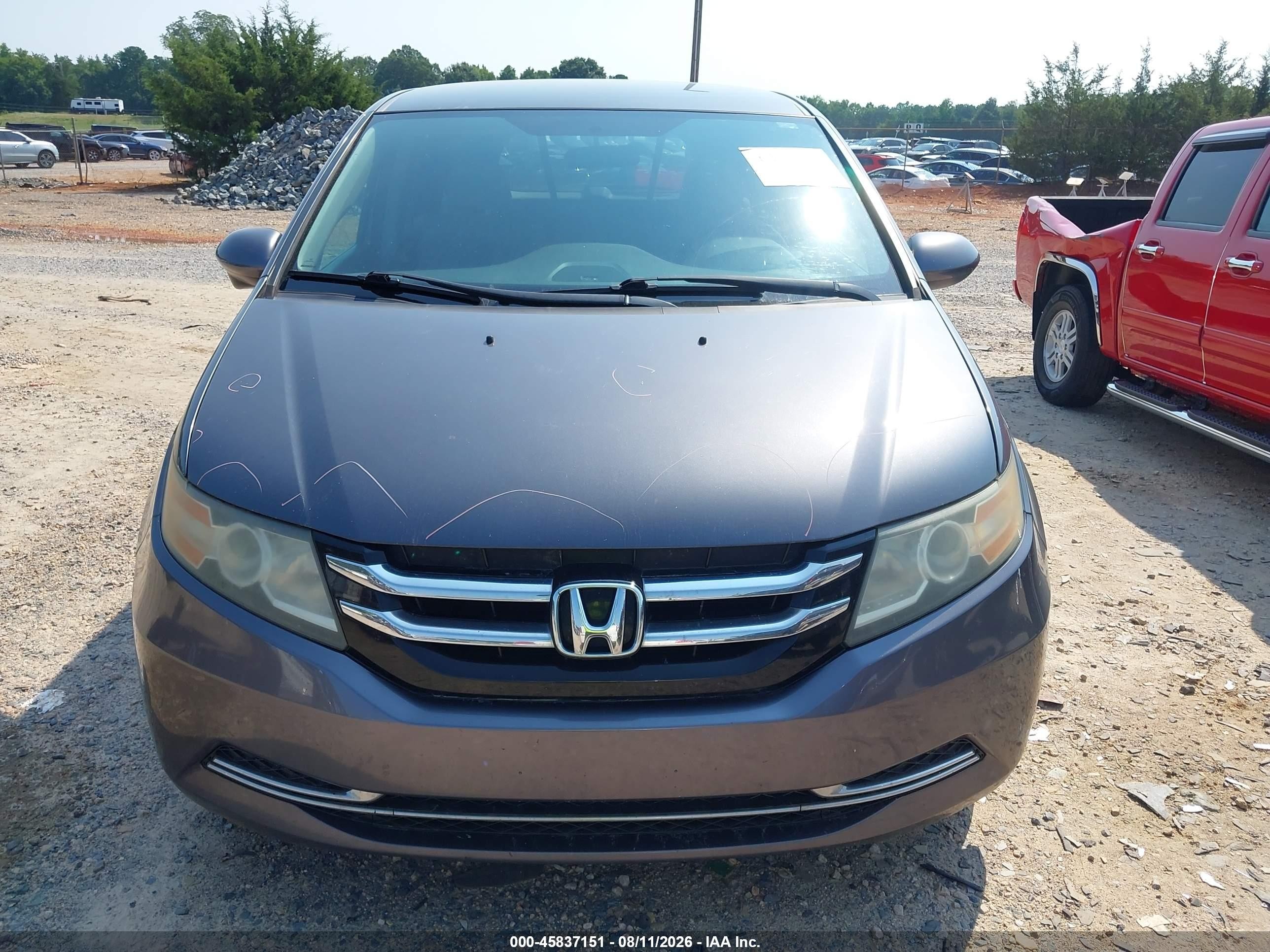 2016 Honda Odyssey Se Gray vin: 5FNRL5H33GB018286