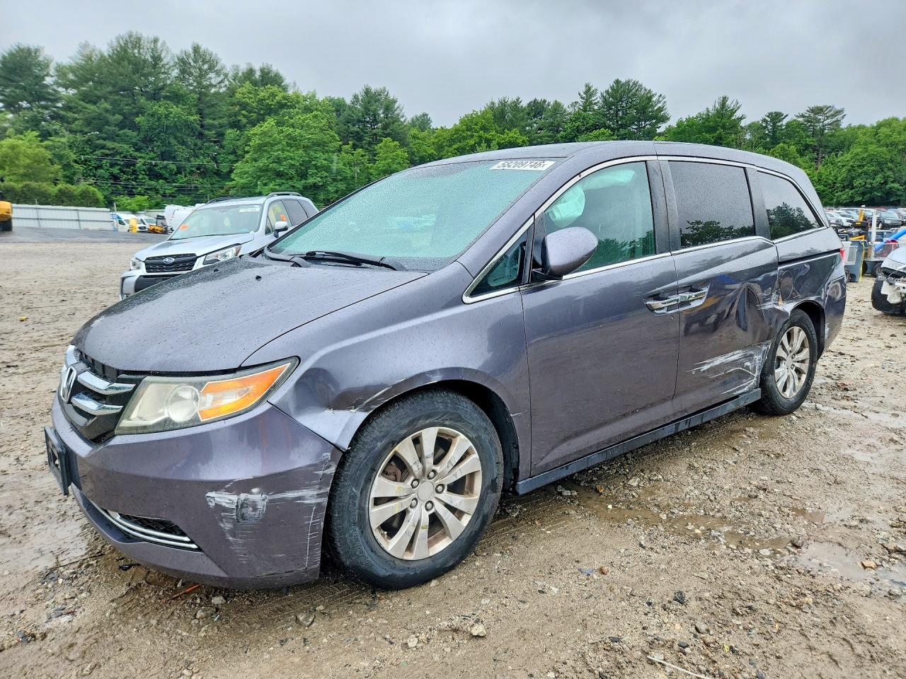2016 Honda Odyssey Se Gray vin: 5FNRL5H36GB019657