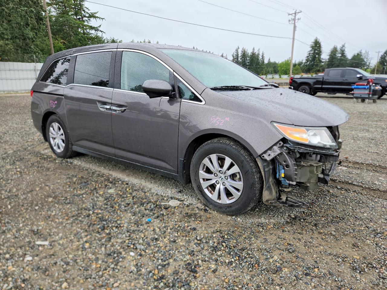 2016 Honda Odyssey Se Gray vin: 5FNRL5H38GB078581