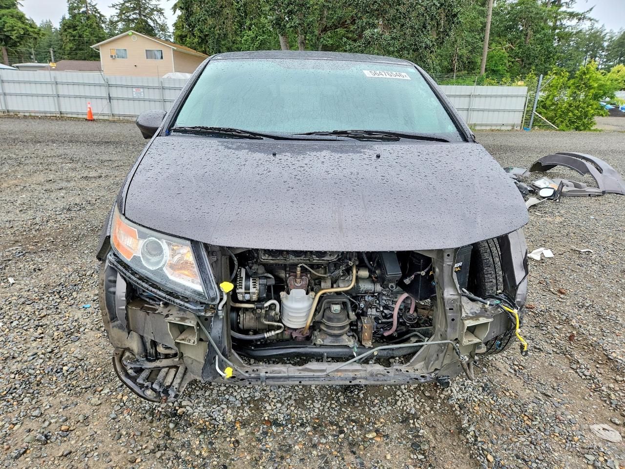 2016 Honda Odyssey Se Gray vin: 5FNRL5H38GB078581