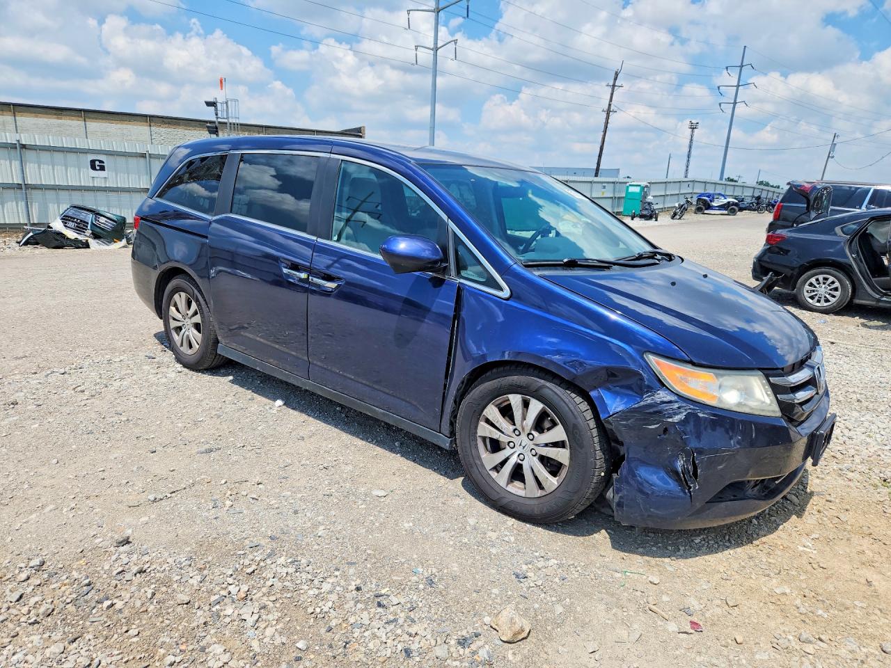 2016 Honda Odyssey Se Blue vin: 5FNRL5H3XGB104789