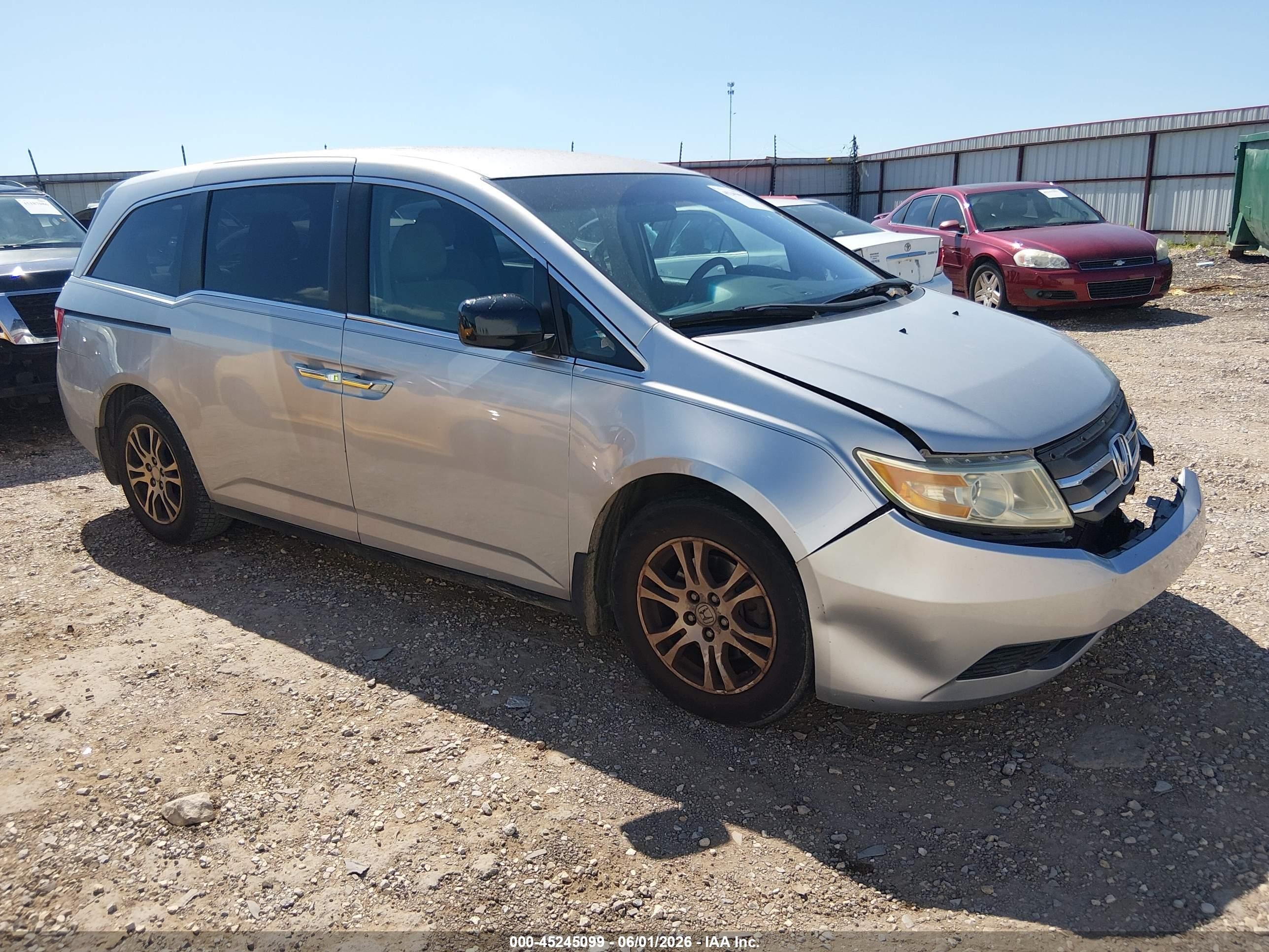 2011 Honda Odyssey Ex Silver vin: 5FNRL5H40BB004749