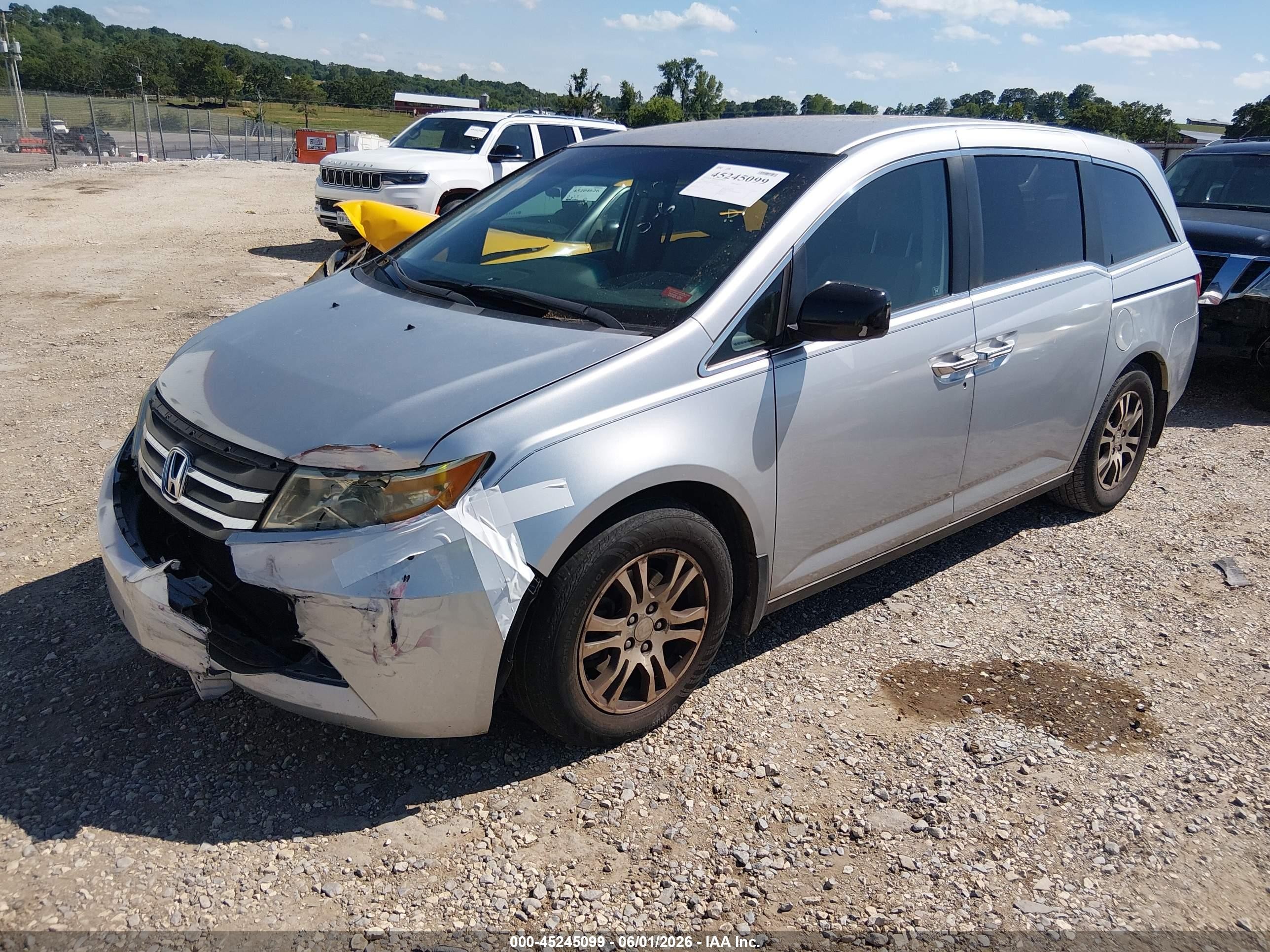 2011 Honda Odyssey Ex Silver vin: 5FNRL5H40BB004749