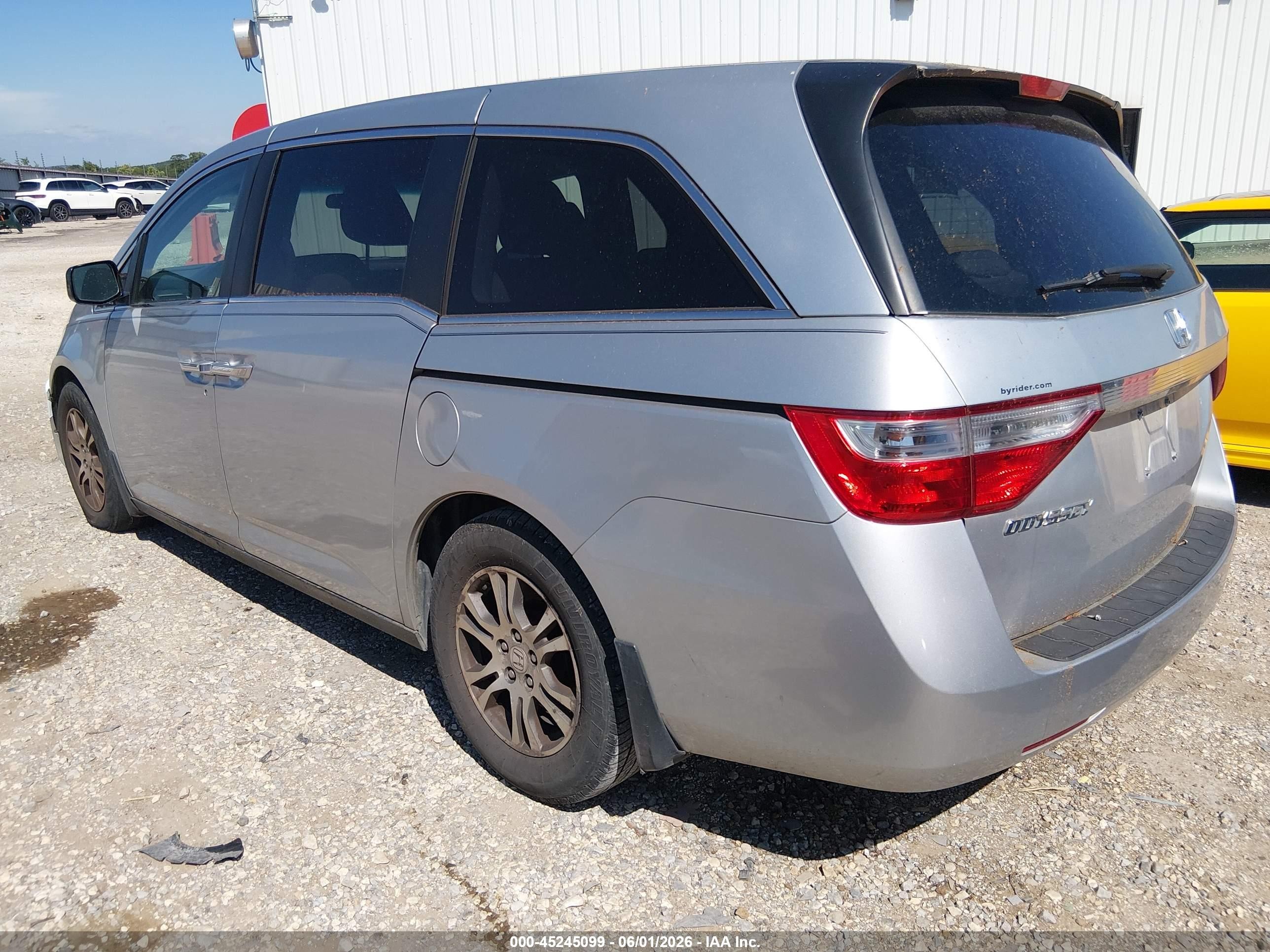 2011 Honda Odyssey Ex Silver vin: 5FNRL5H40BB004749