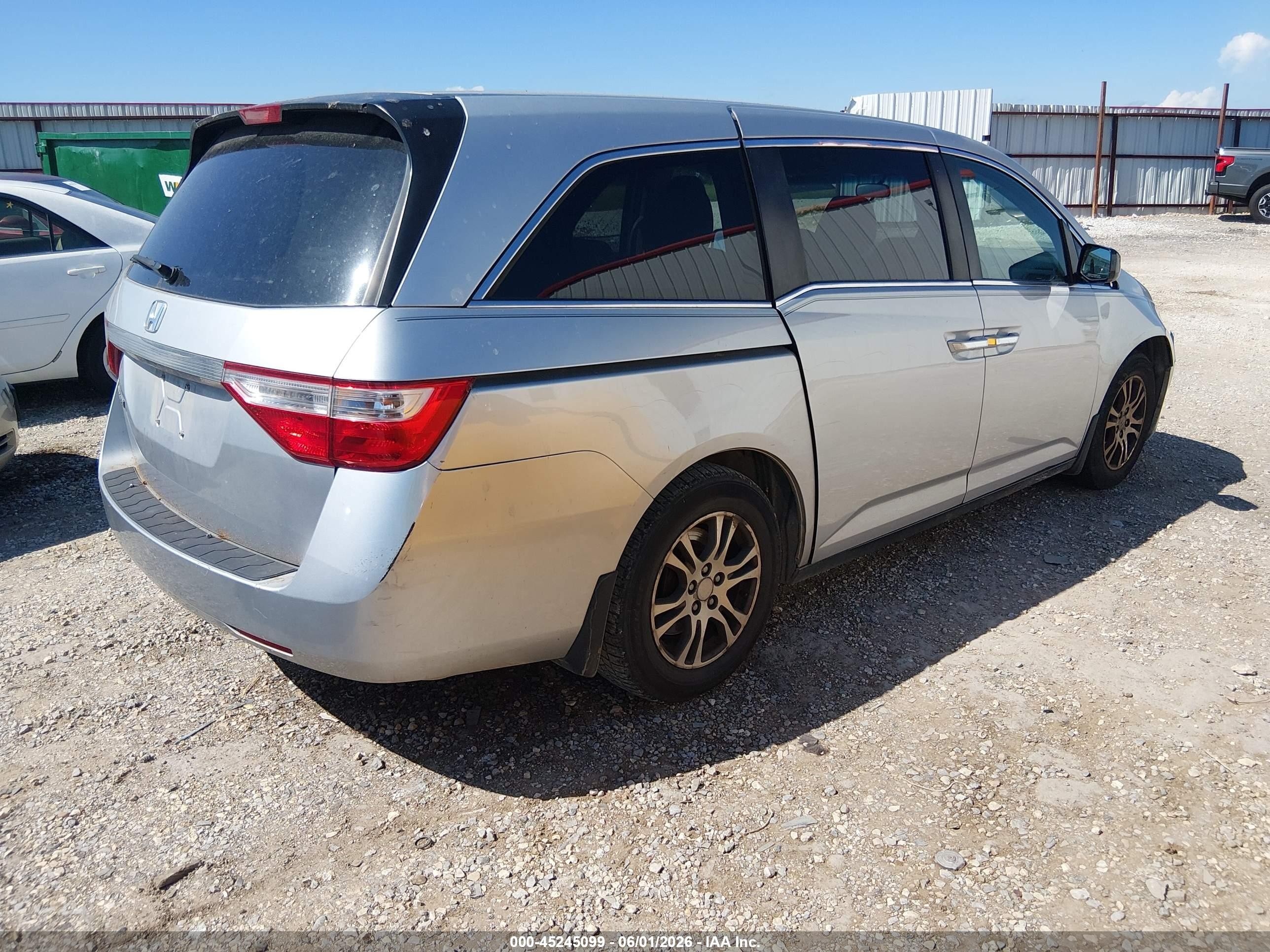 2011 Honda Odyssey Ex Silver vin: 5FNRL5H40BB004749