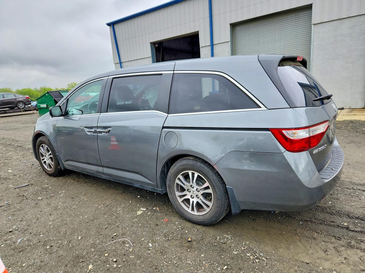 2011 Honda Odyssey Ex Gray vin: 5FNRL5H40BB061954