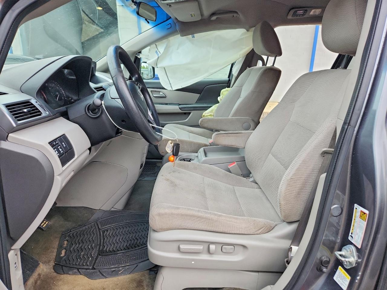 2011 Honda Odyssey Ex Gray vin: 5FNRL5H40BB061954