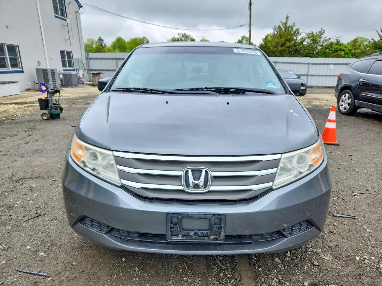 2011 Honda Odyssey Ex Gray vin: 5FNRL5H40BB061954