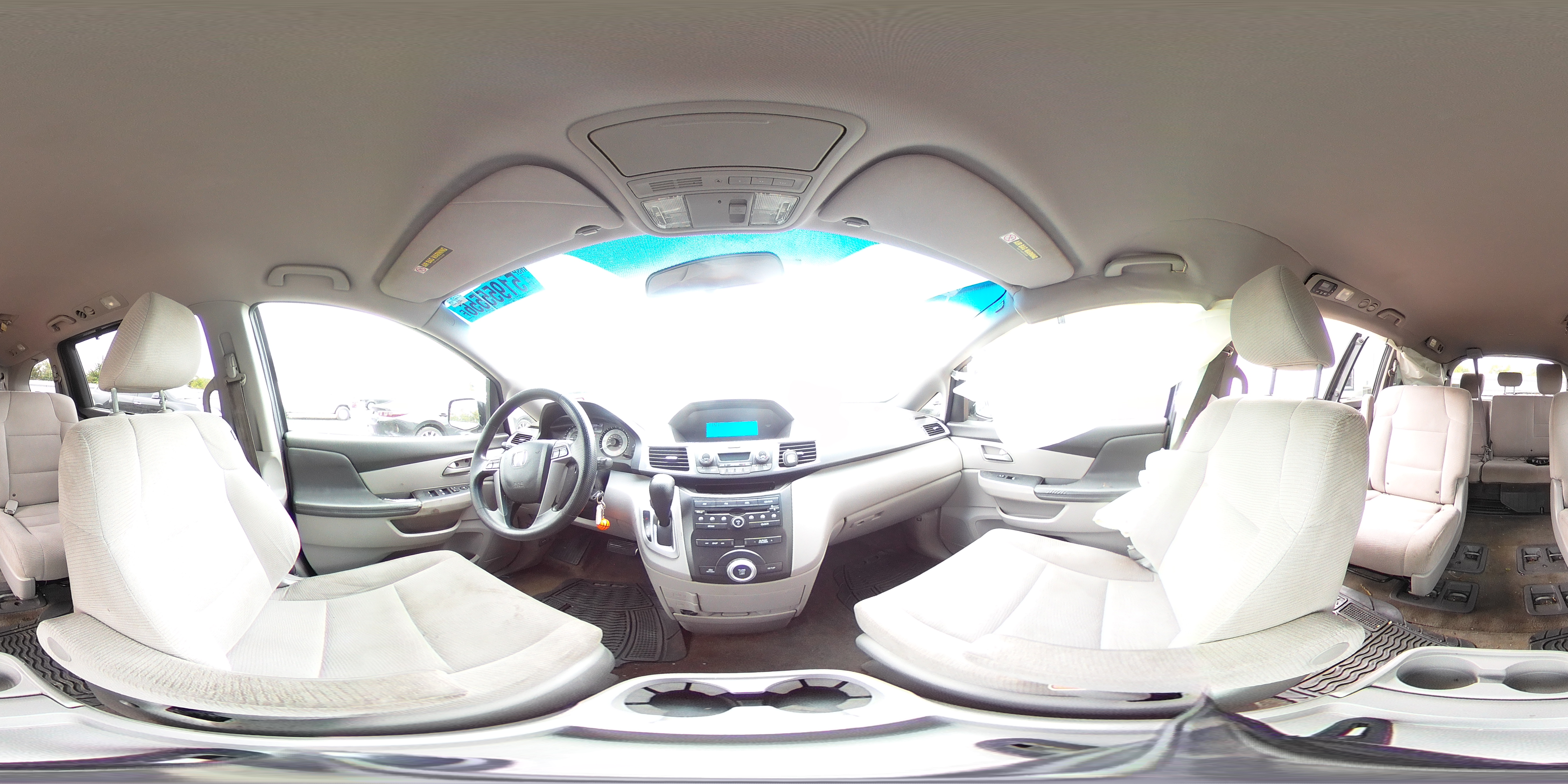 2011 Honda Odyssey Ex Gray vin: 5FNRL5H40BB061954