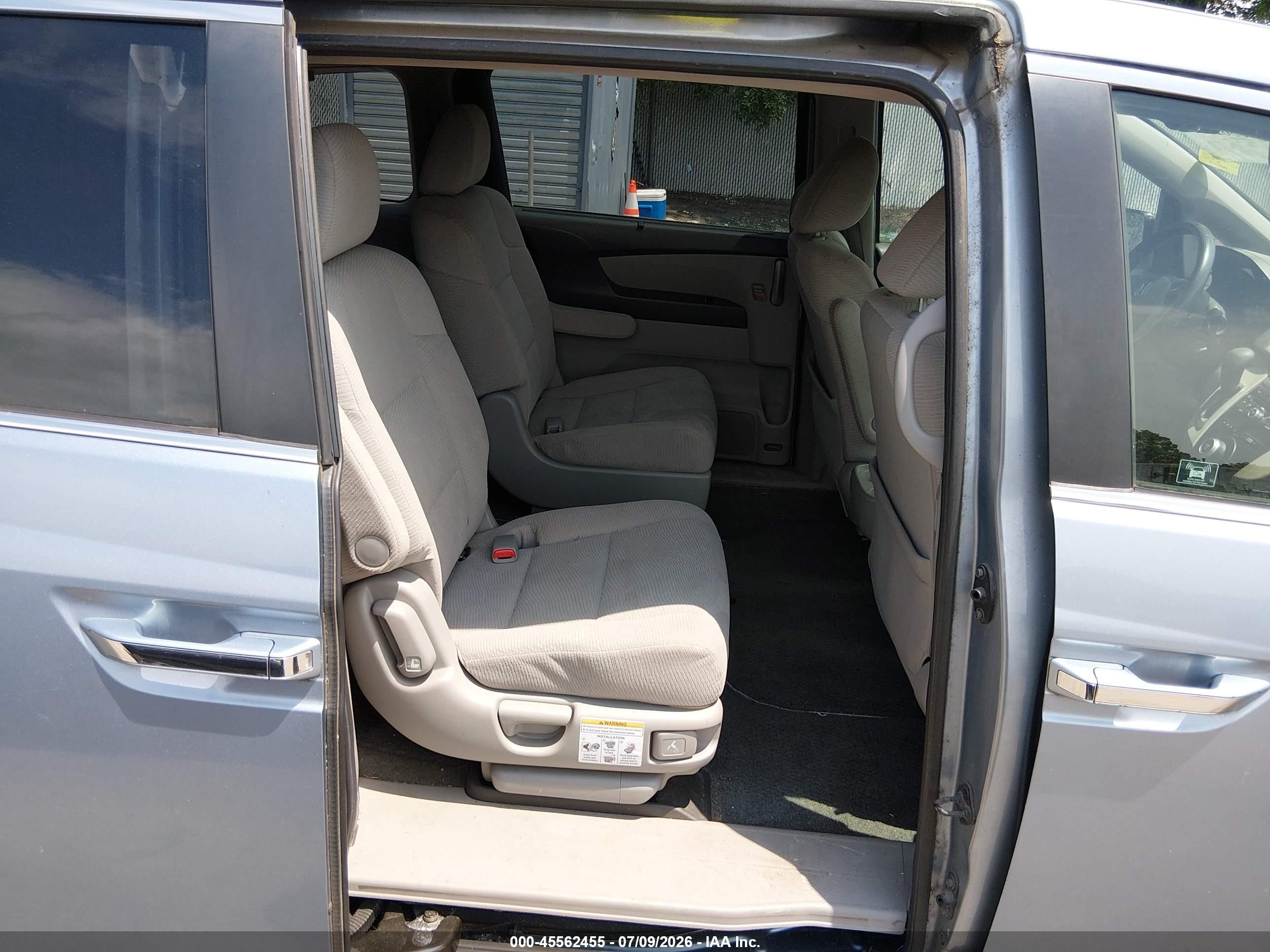 2011 Honda Odyssey Ex Blue vin: 5FNRL5H40BB075398
