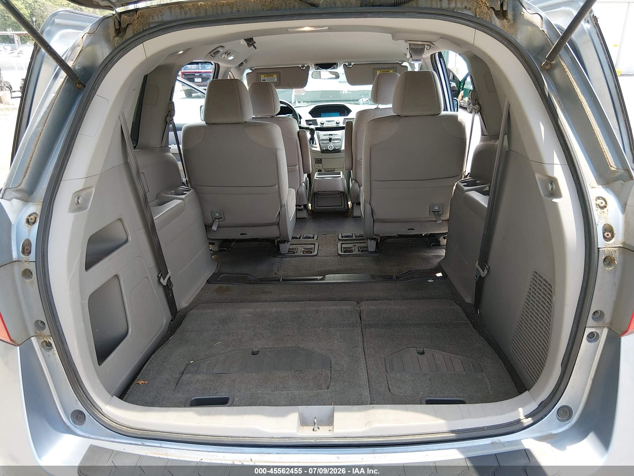 2011 Honda Odyssey Ex Blue vin: 5FNRL5H40BB075398