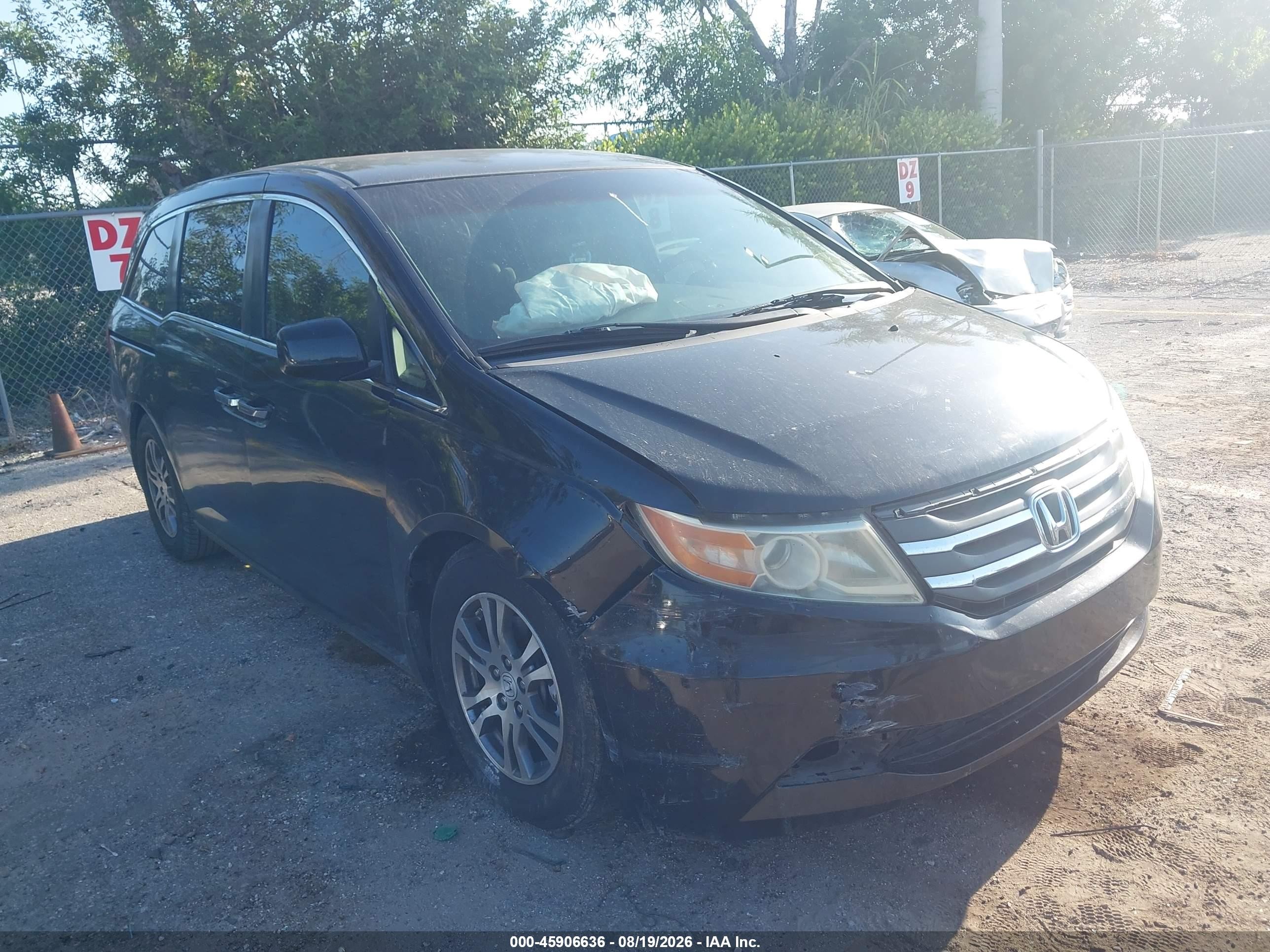 2012 Honda Odyssey Ex Черный vin: 5FNRL5H40CB074513