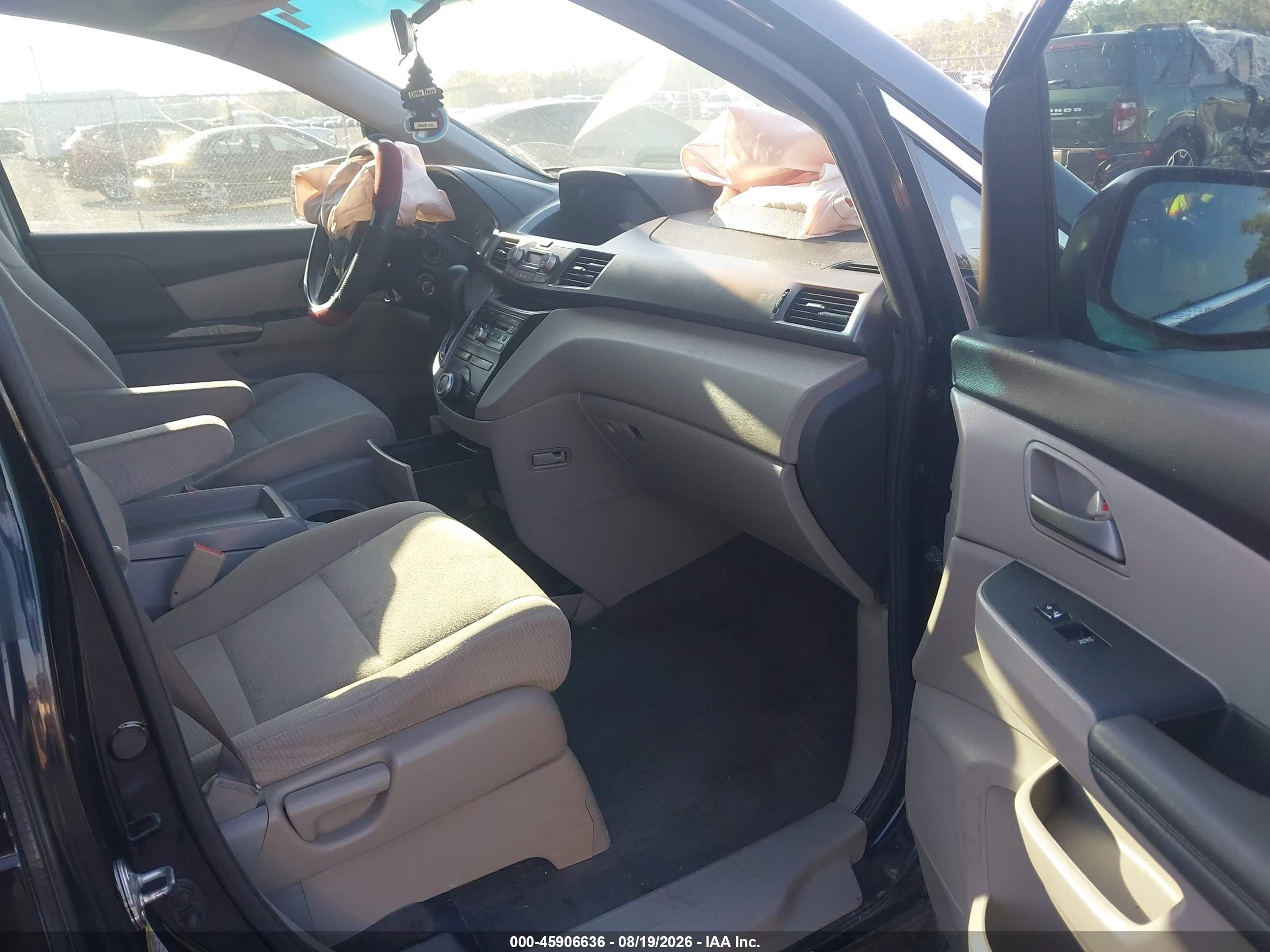 2012 Honda Odyssey Ex Черный vin: 5FNRL5H40CB074513