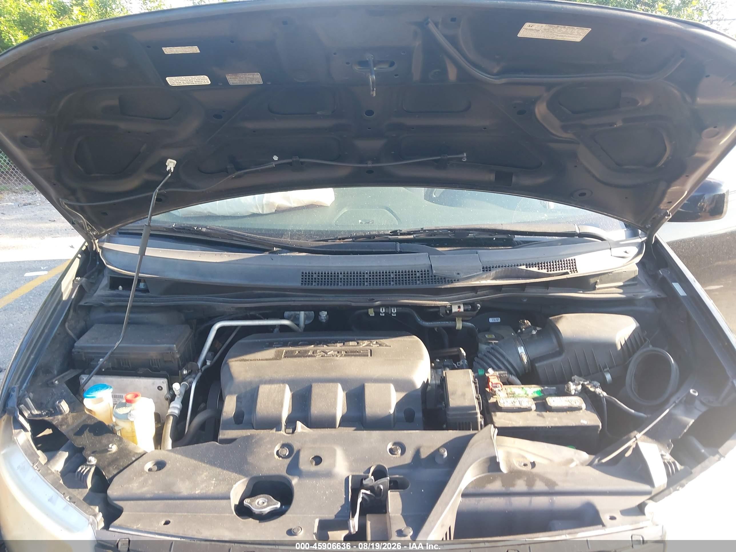 2012 Honda Odyssey Ex Черный vin: 5FNRL5H40CB074513