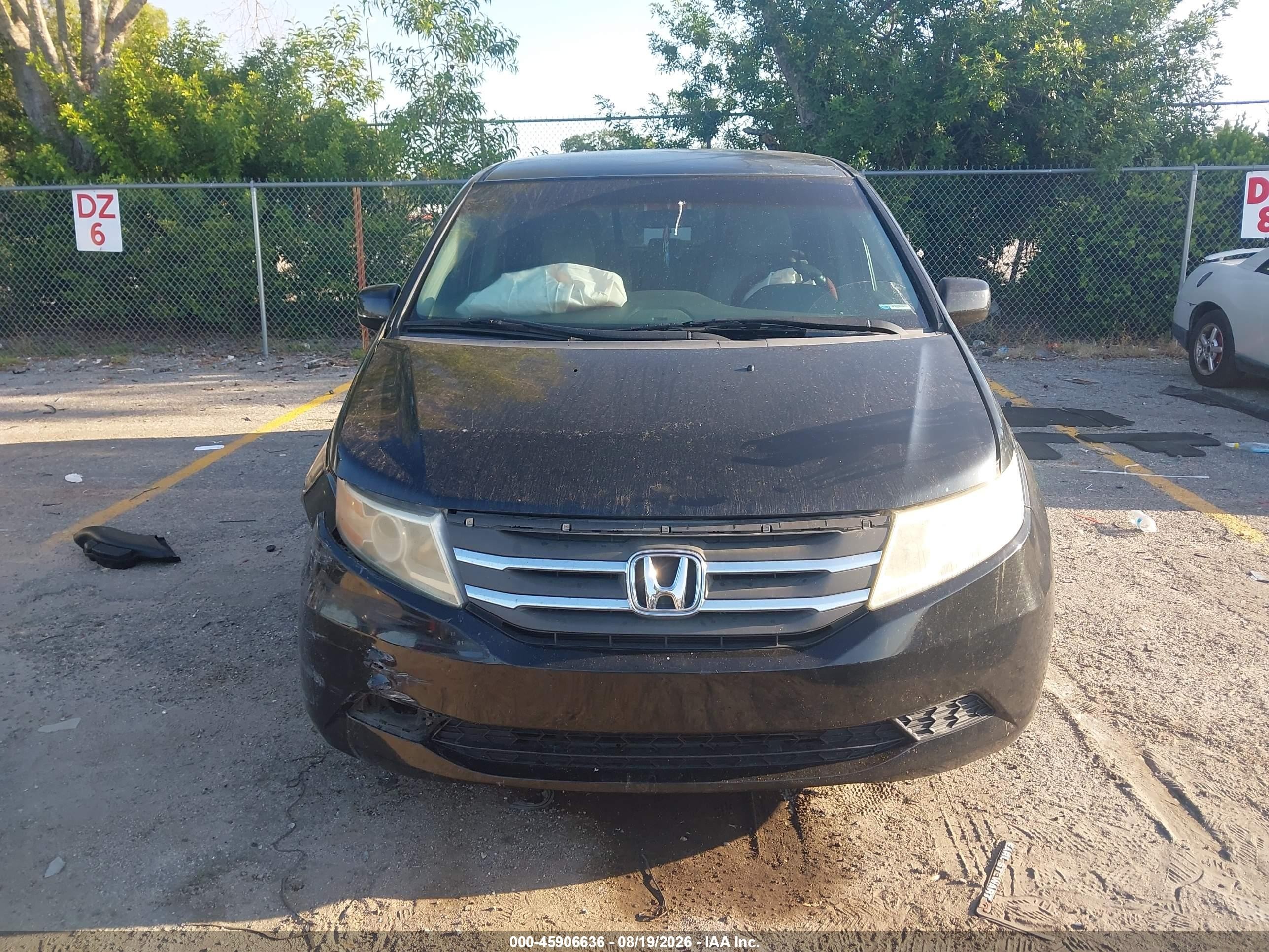 2012 Honda Odyssey Ex Черный vin: 5FNRL5H40CB074513