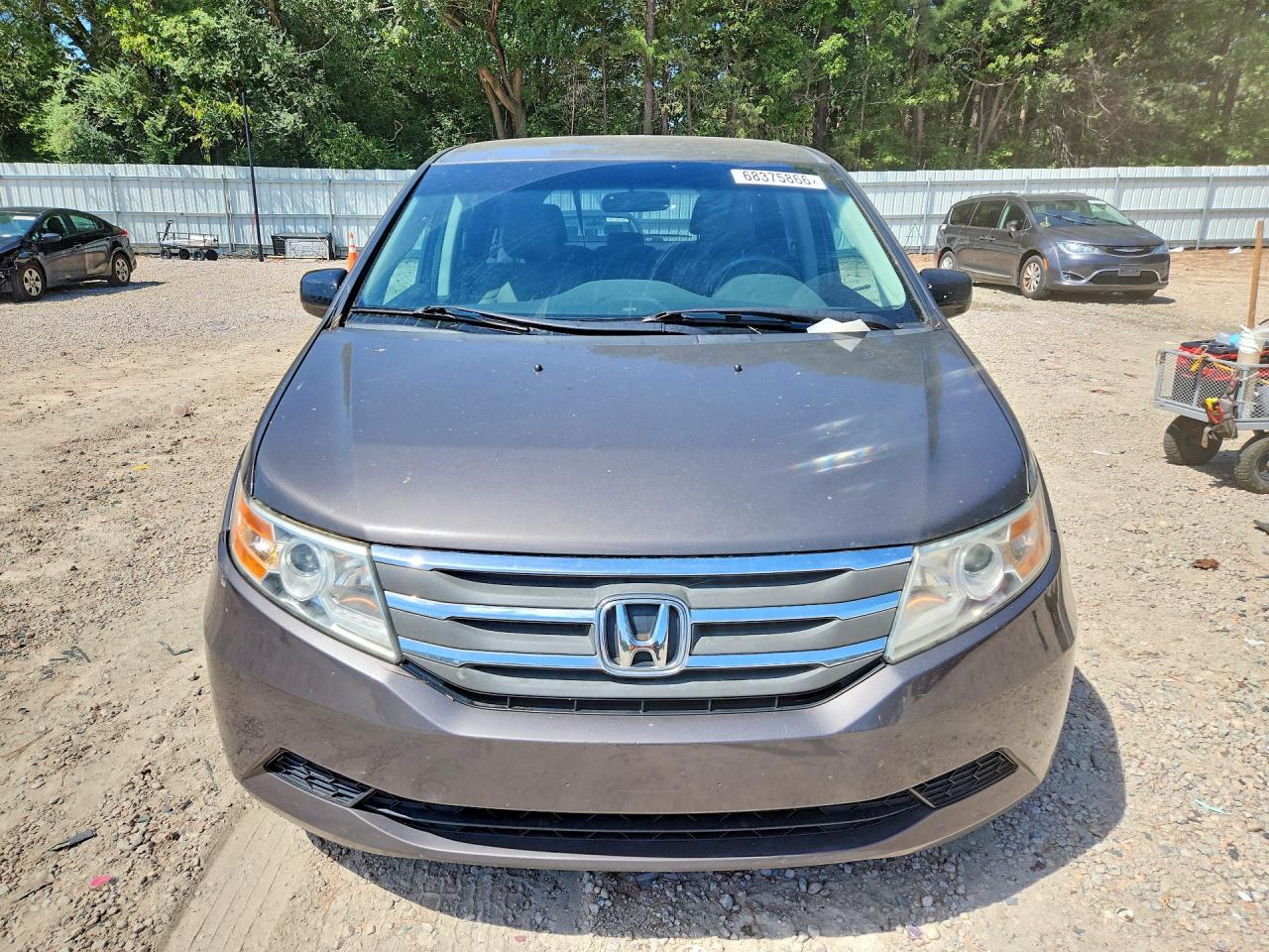 2012 Honda Odyssey Ex Gray vin: 5FNRL5H40CB111348