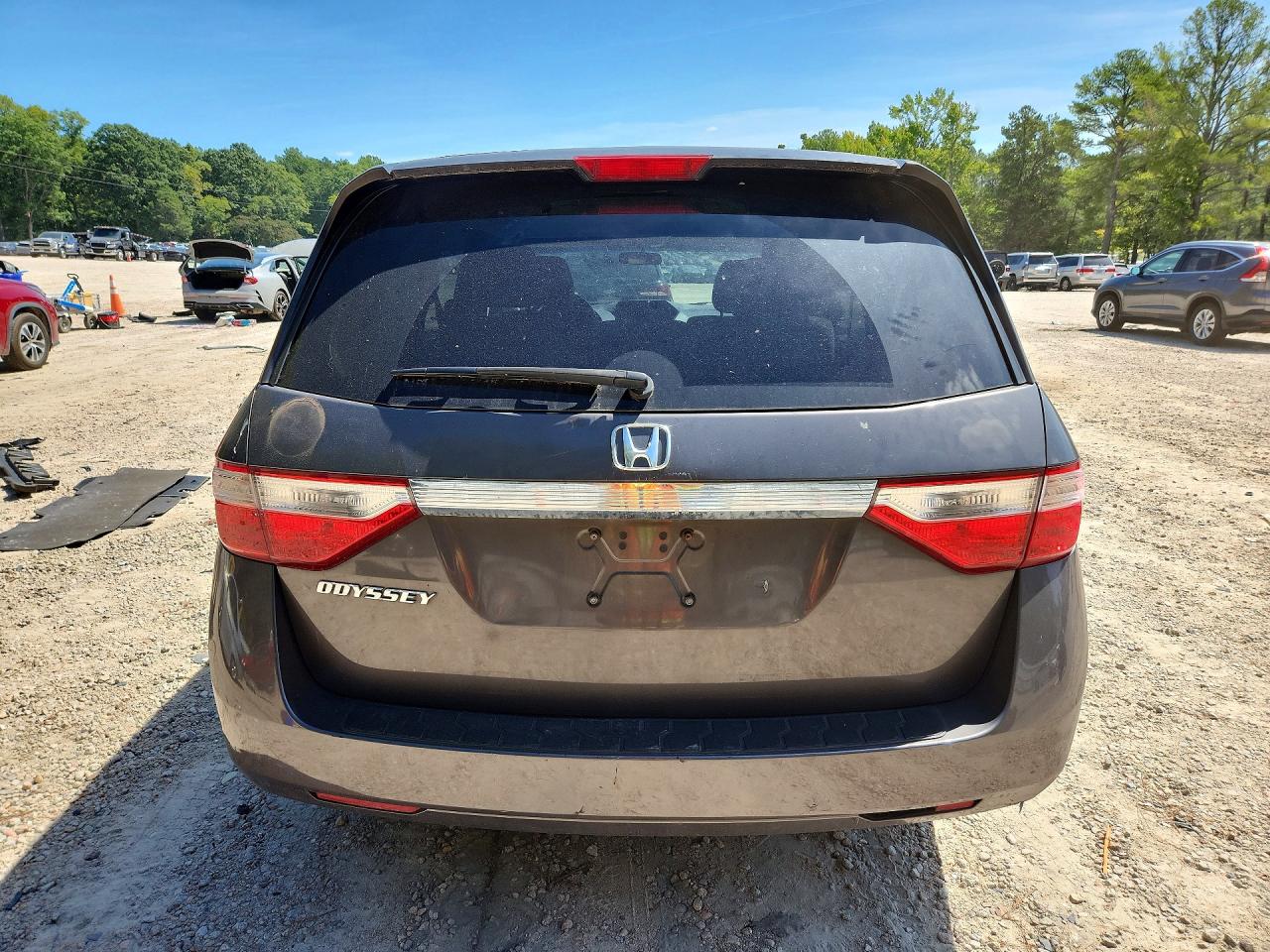 2012 Honda Odyssey Ex Gray vin: 5FNRL5H40CB111348