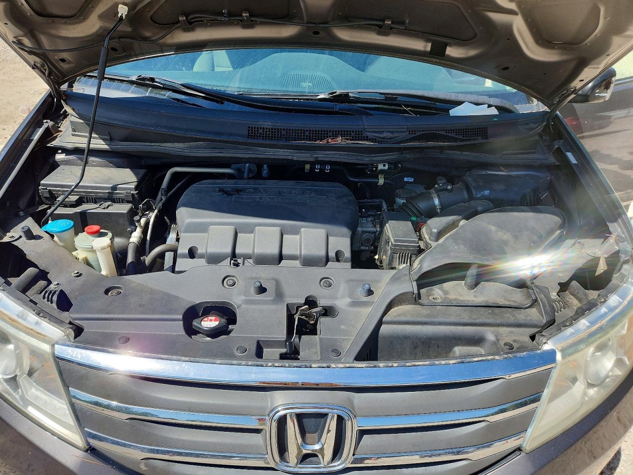 2012 Honda Odyssey Ex Gray vin: 5FNRL5H40CB111348