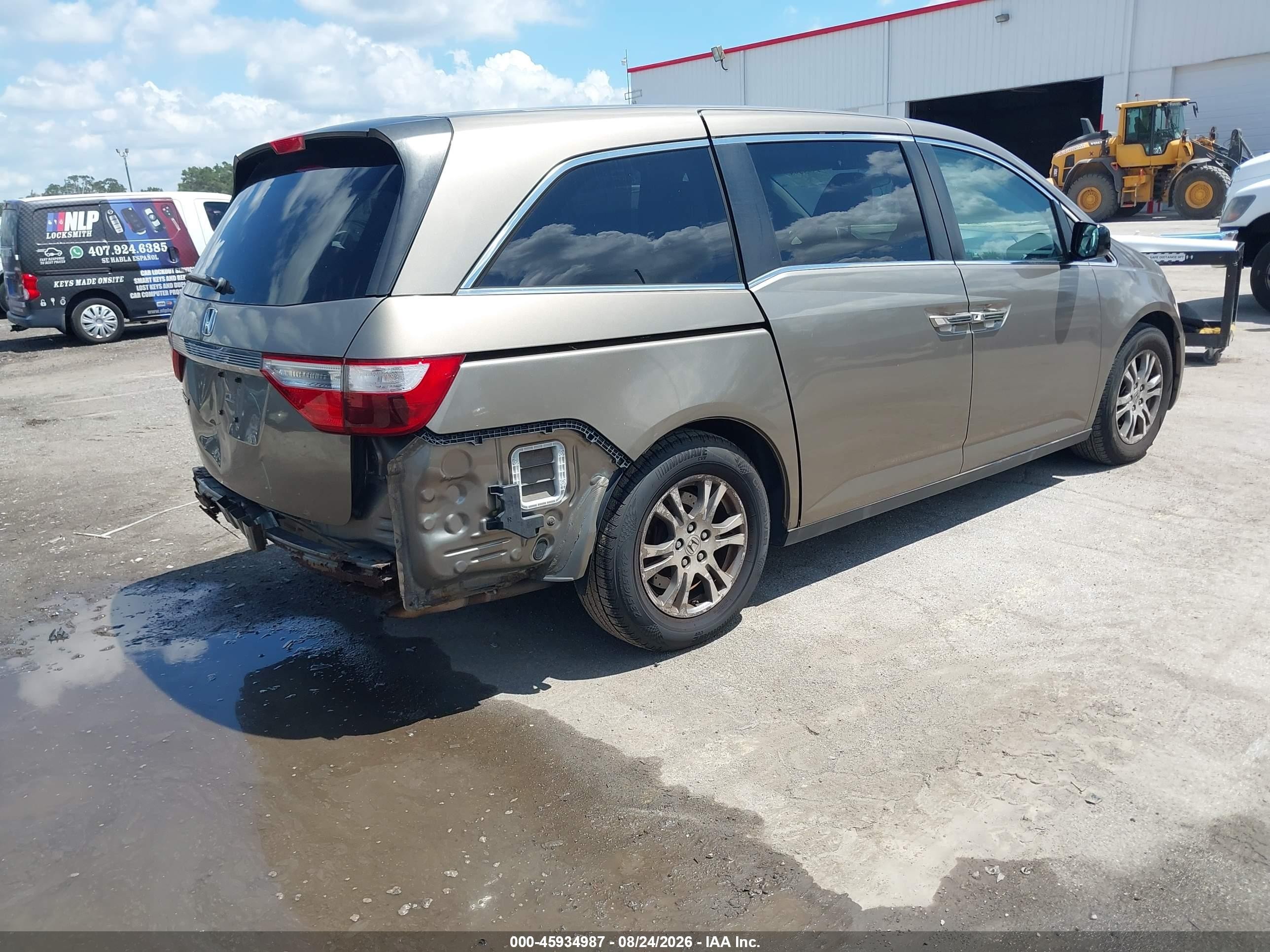 2012 Honda Odyssey Ex Gold vin: 5FNRL5H40CB131907