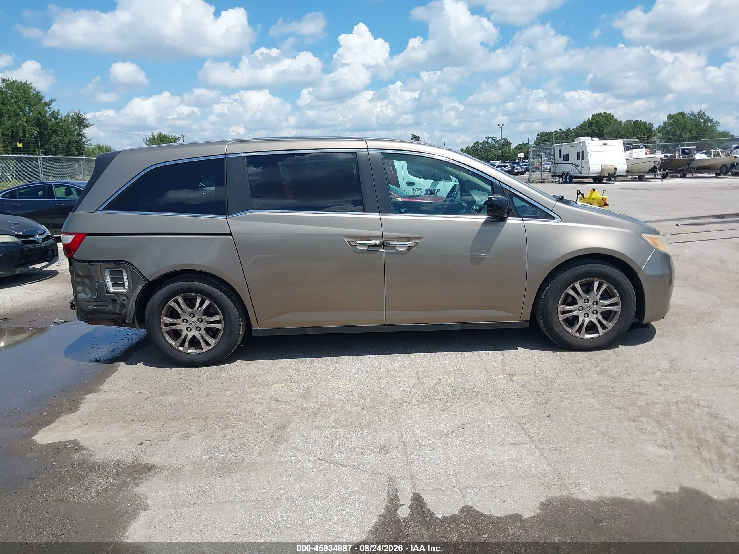 2012 Honda Odyssey Ex Gold vin: 5FNRL5H40CB131907