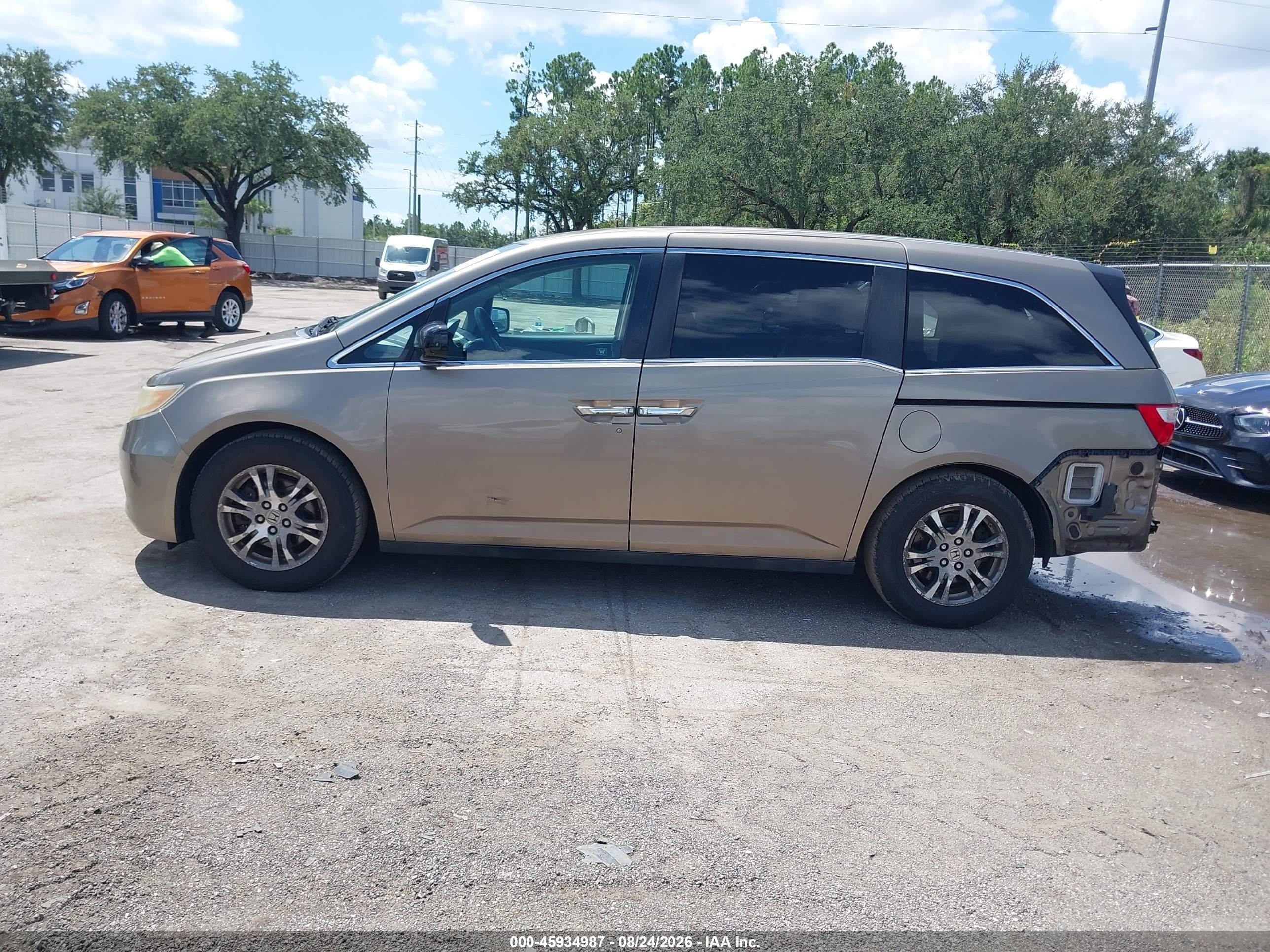 2012 Honda Odyssey Ex Gold vin: 5FNRL5H40CB131907