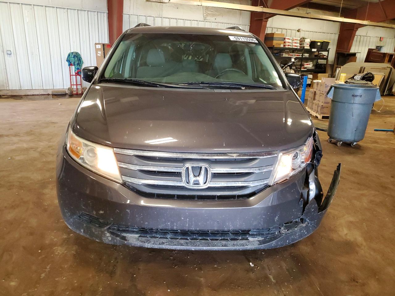 2012 Honda Odyssey Ex Серый vin: 5FNRL5H40CB144902