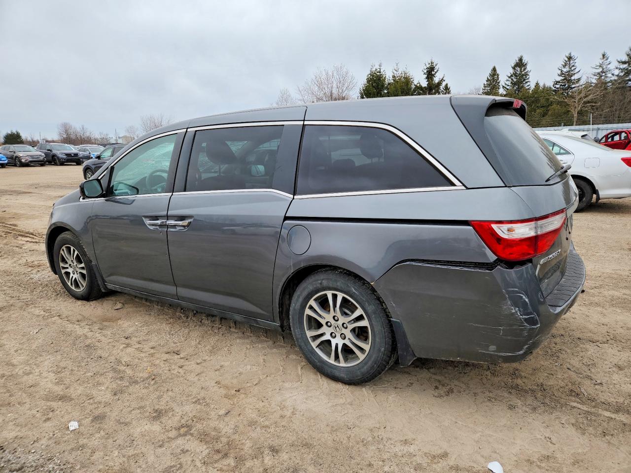 2012 Honda Odyssey Ex Серый vin: 5FNRL5H40CB505366