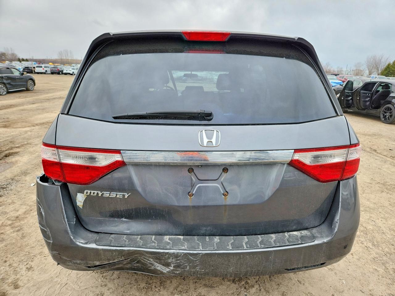 2012 Honda Odyssey Ex Серый vin: 5FNRL5H40CB505366