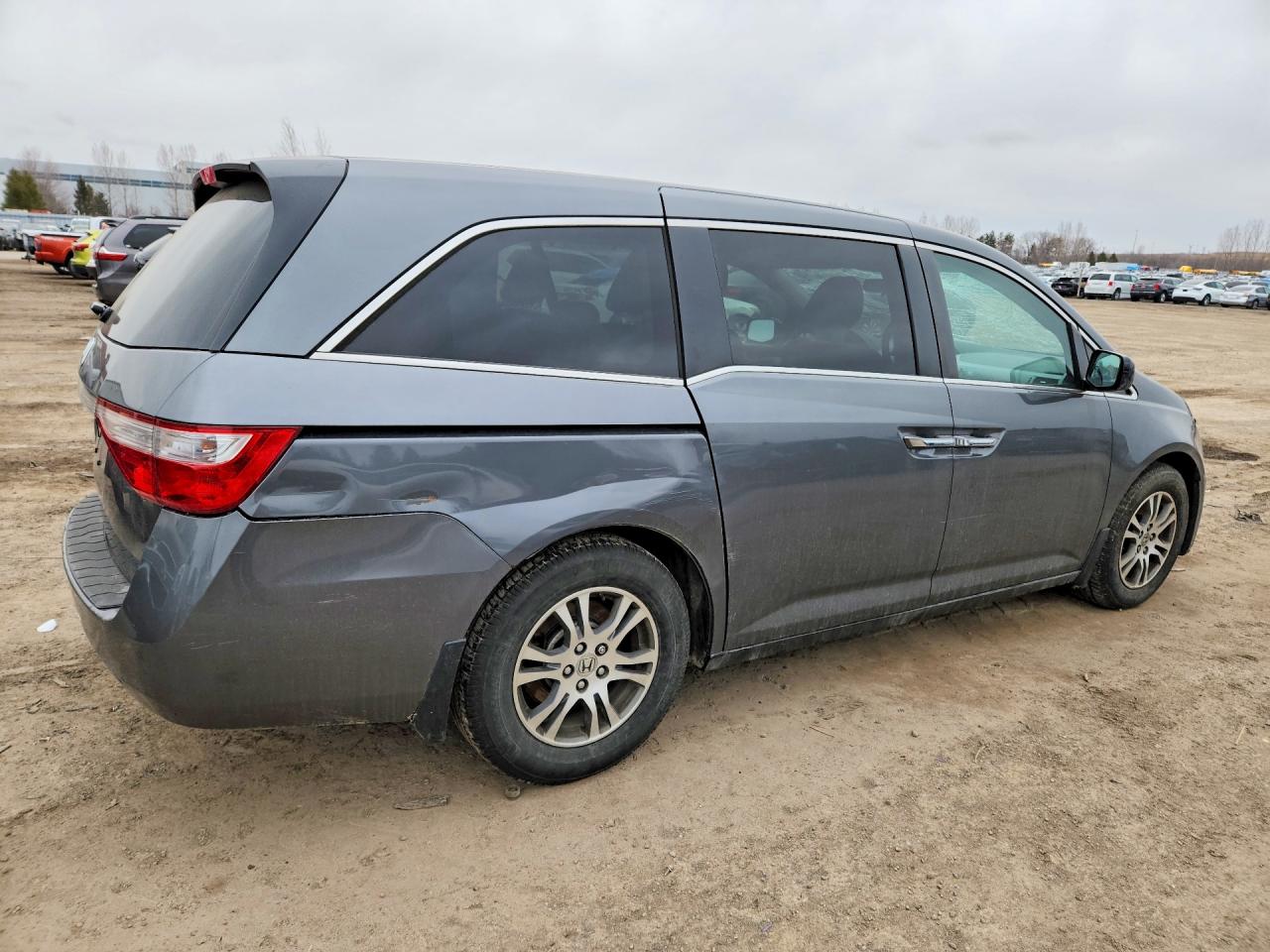 2012 Honda Odyssey Ex Серый vin: 5FNRL5H40CB505366