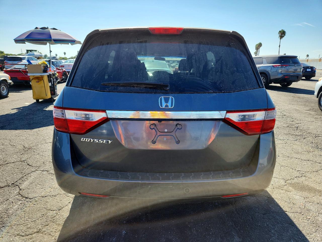 2013 Honda Odyssey Ex Gray vin: 5FNRL5H40DB012367
