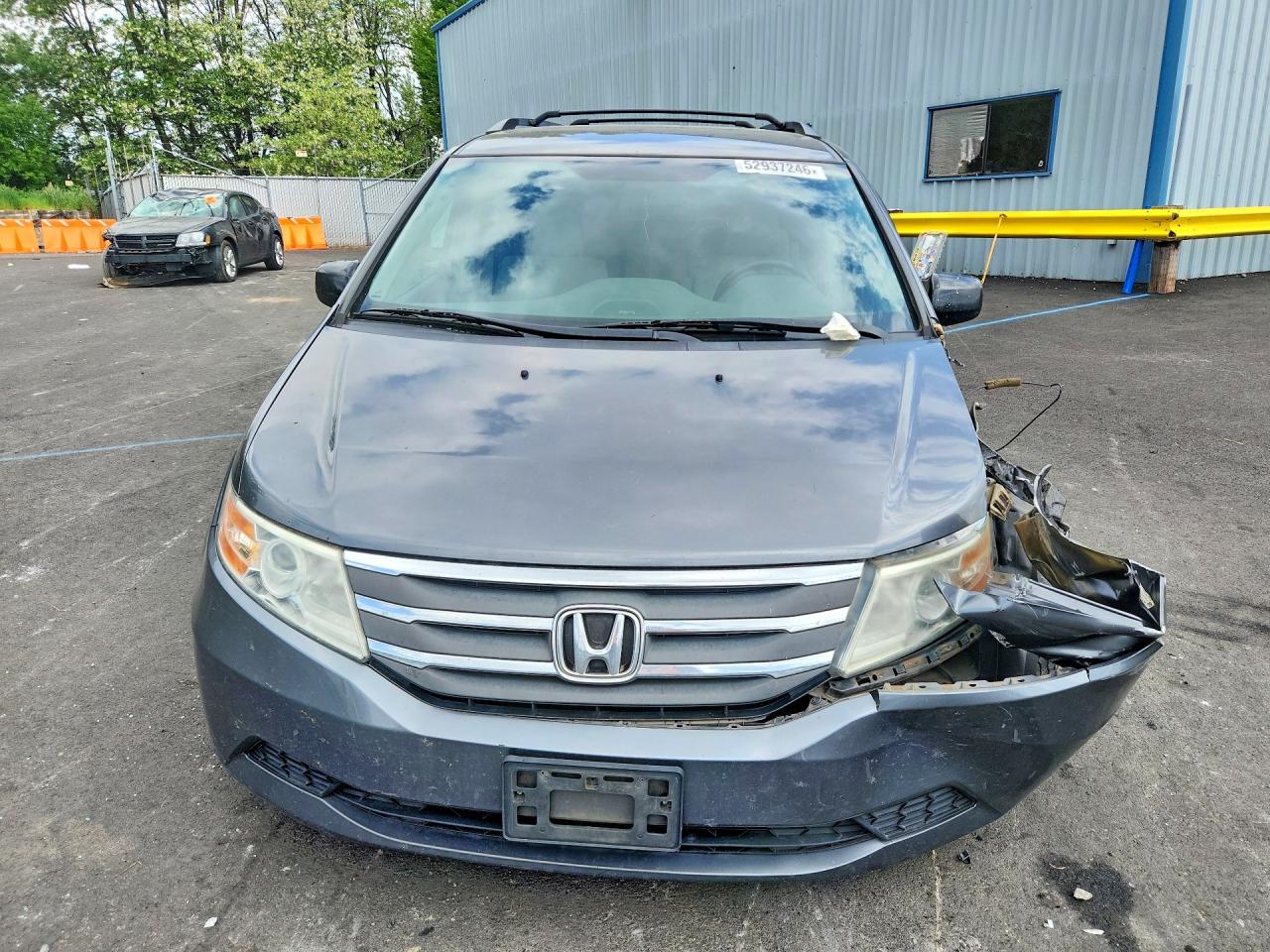 2013 Honda Odyssey Ex Серый vin: 5FNRL5H40DB022347