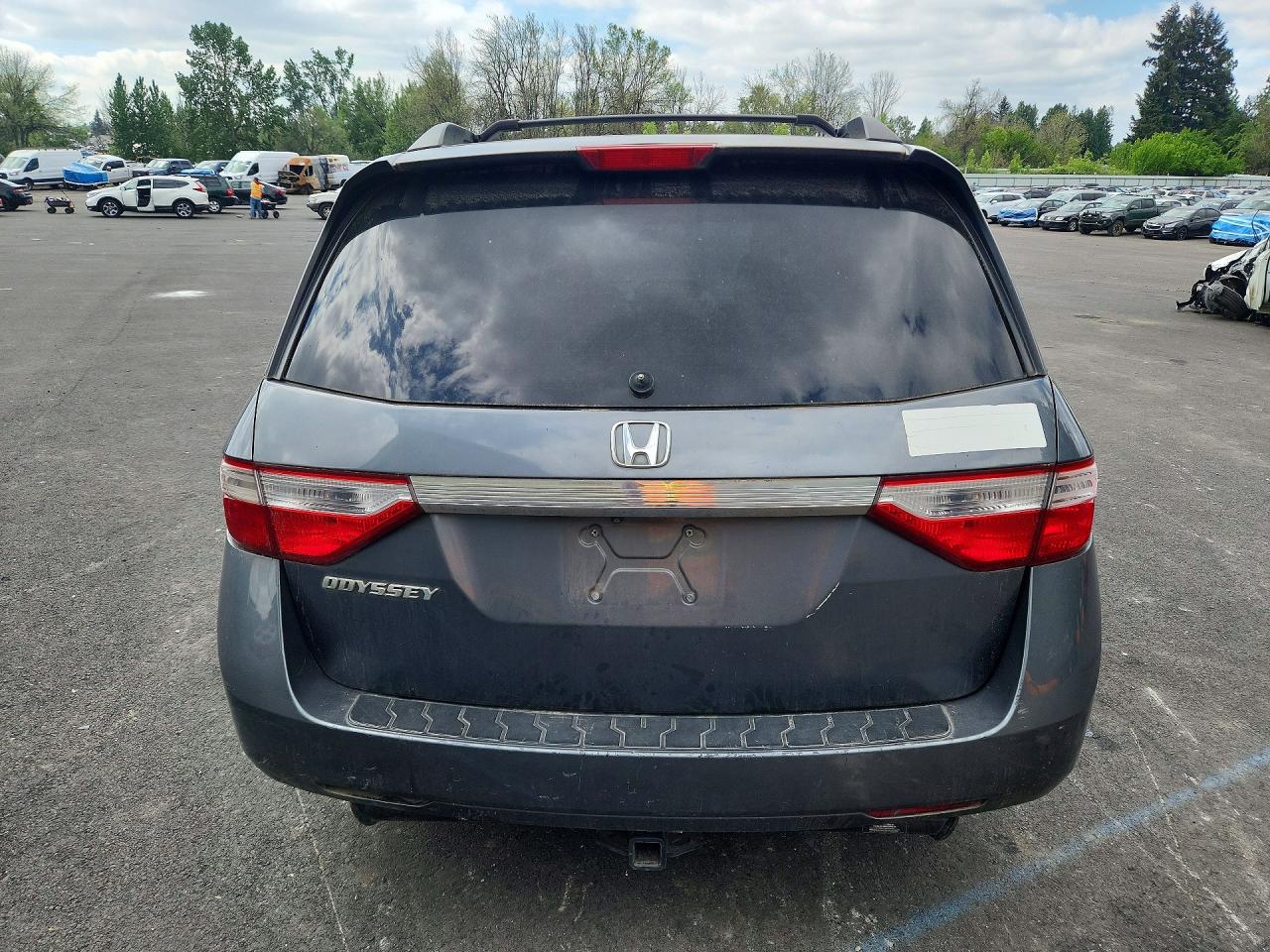 2013 Honda Odyssey Ex Серый vin: 5FNRL5H40DB022347