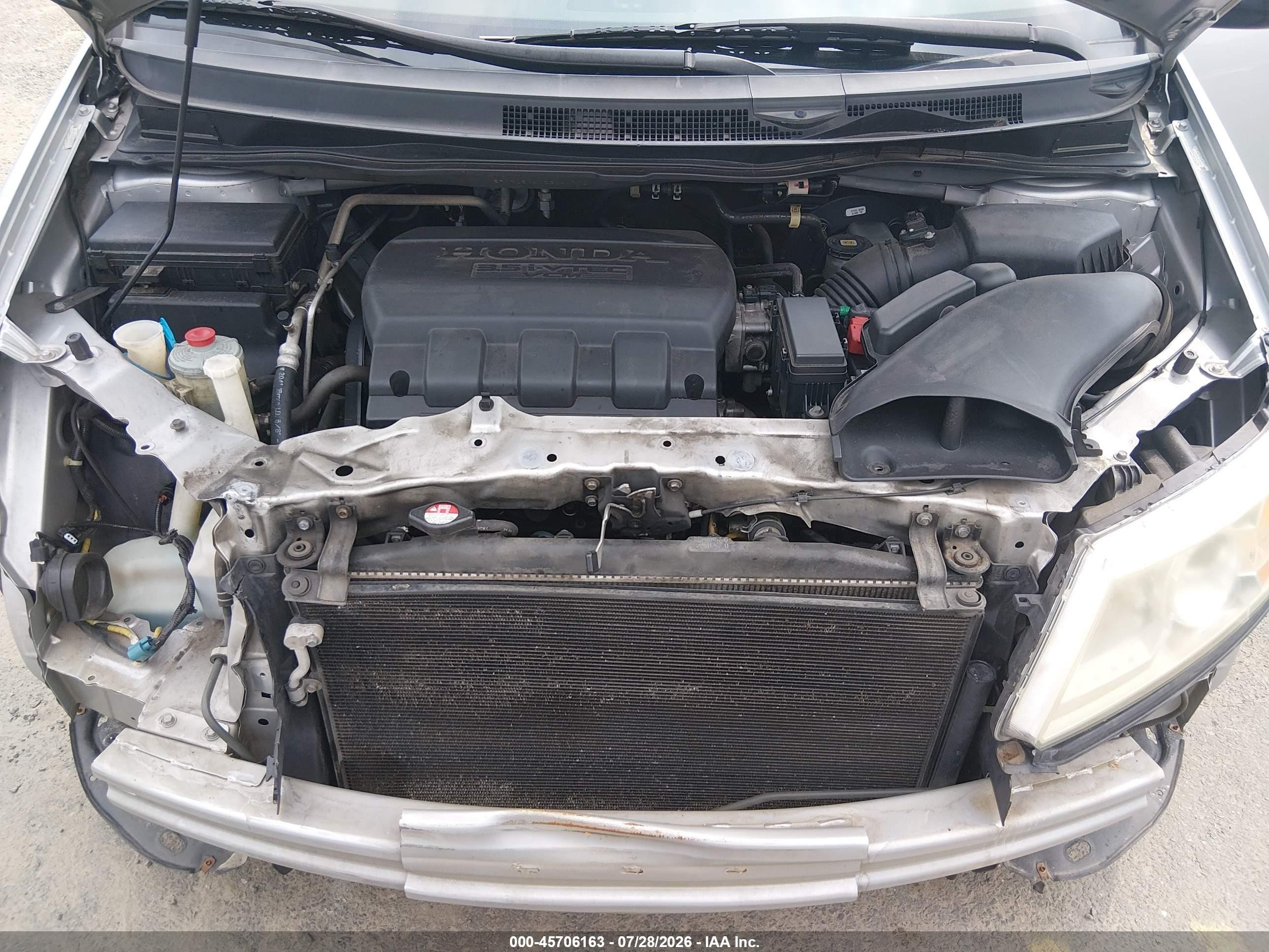 2013 Honda Odyssey Ex Silver vin: 5FNRL5H40DB044770