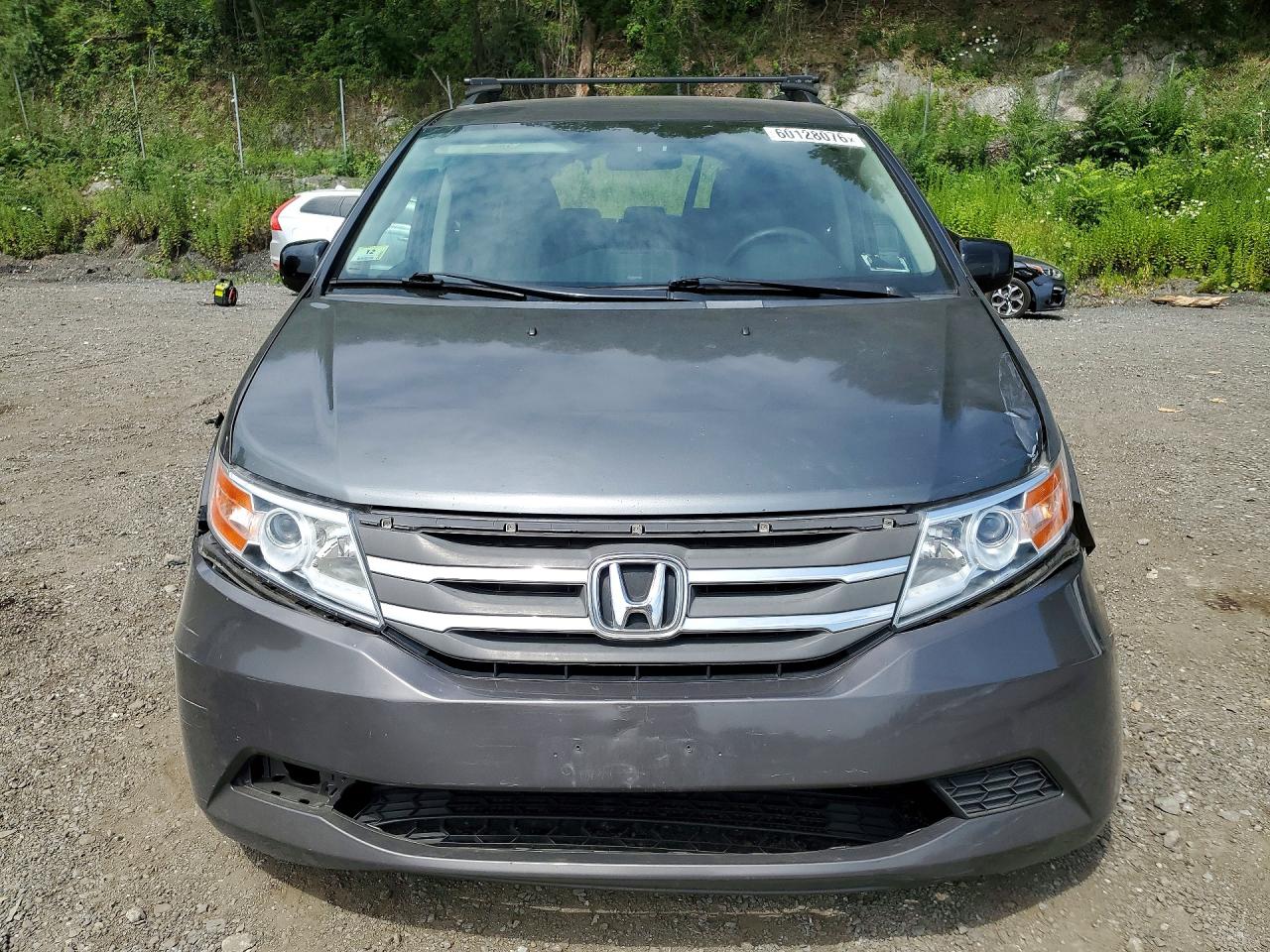 2013 Honda Odyssey Ex Gray vin: 5FNRL5H40DB047894