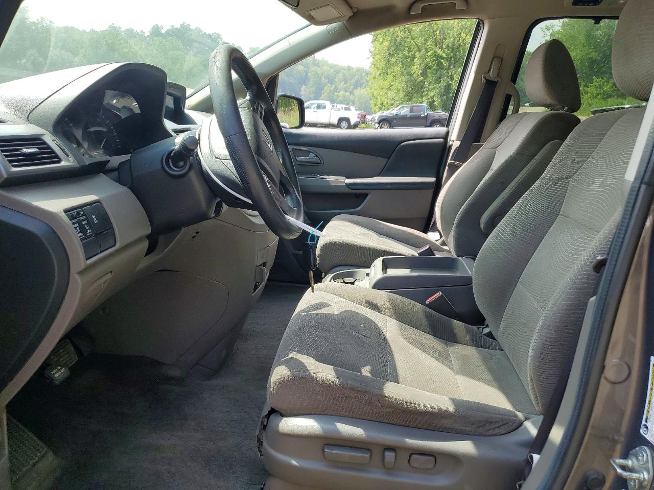 2013 Honda Odyssey Ex Gray vin: 5FNRL5H40DB047894