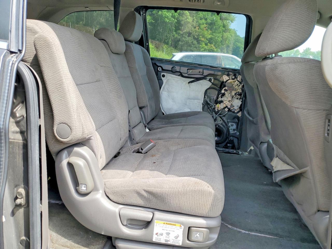 2013 Honda Odyssey Ex Gray vin: 5FNRL5H40DB047894