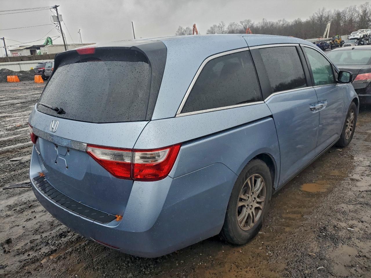 2013 Honda Odyssey Ex Синий vin: 5FNRL5H40DB051525