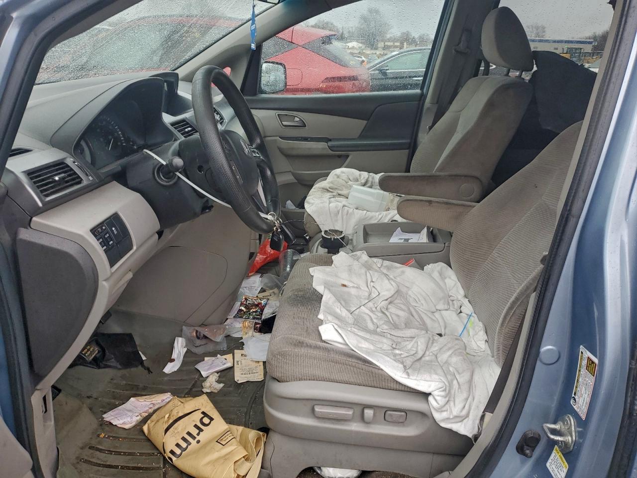 2013 Honda Odyssey Ex Синий vin: 5FNRL5H40DB051525