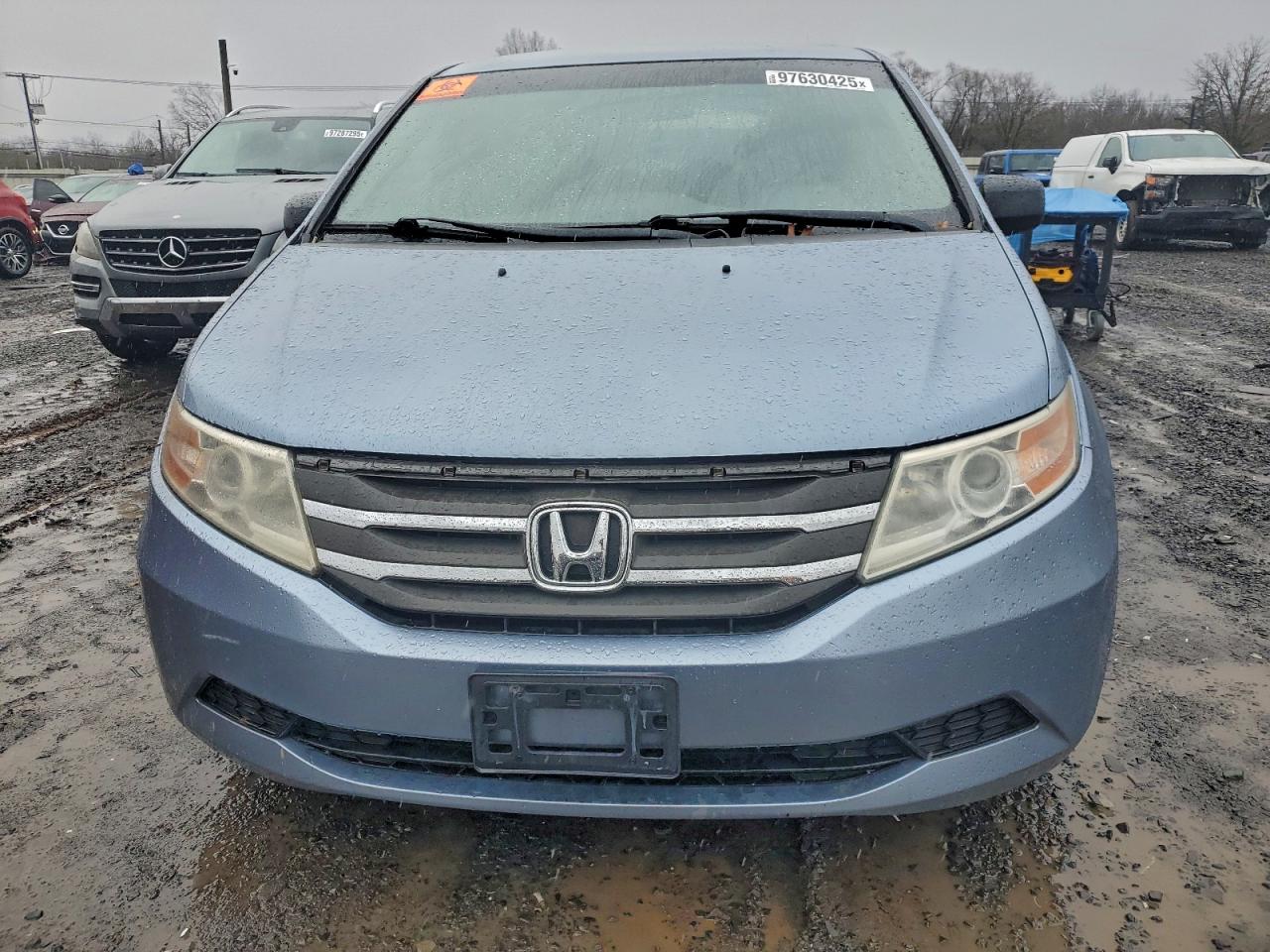 2013 Honda Odyssey Ex Синий vin: 5FNRL5H40DB051525