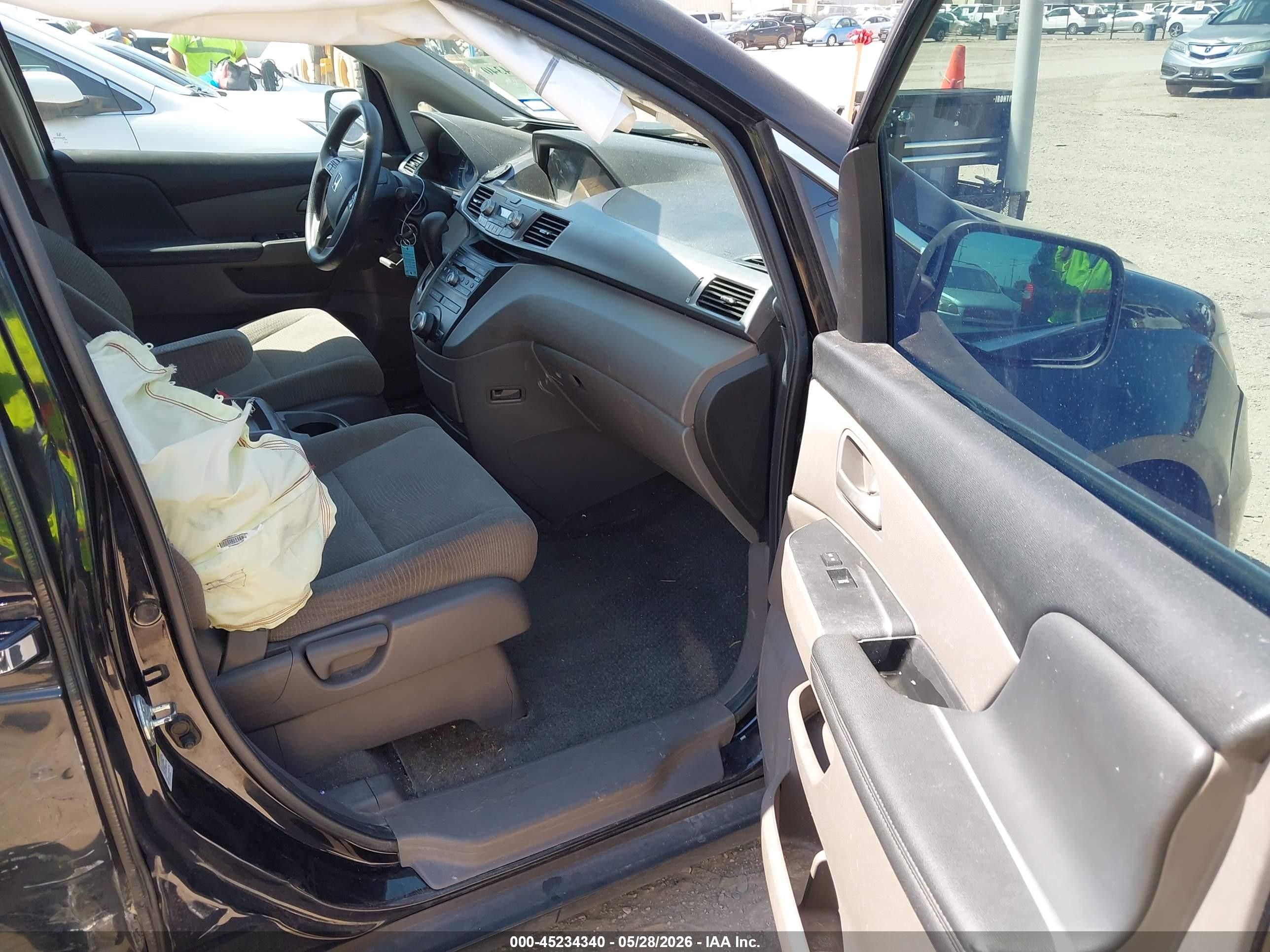 2013 Honda Odyssey Ex Черный vin: 5FNRL5H40DB075386