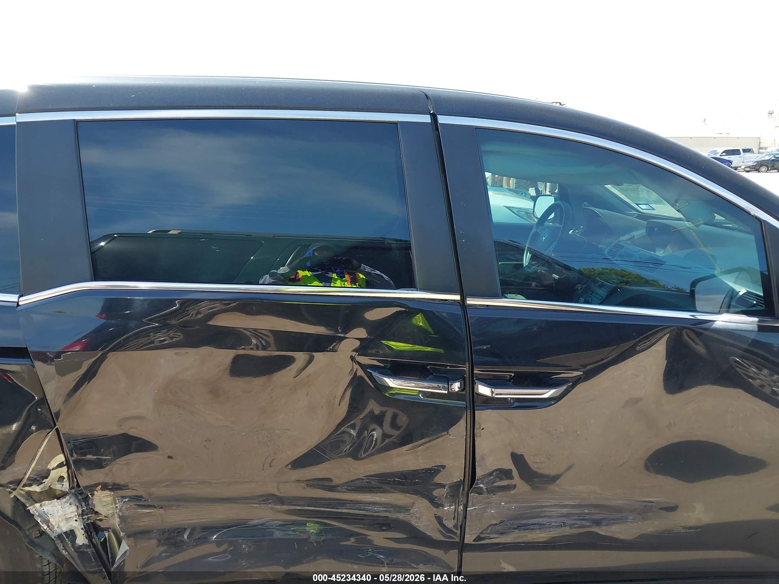 2013 Honda Odyssey Ex Черный vin: 5FNRL5H40DB075386