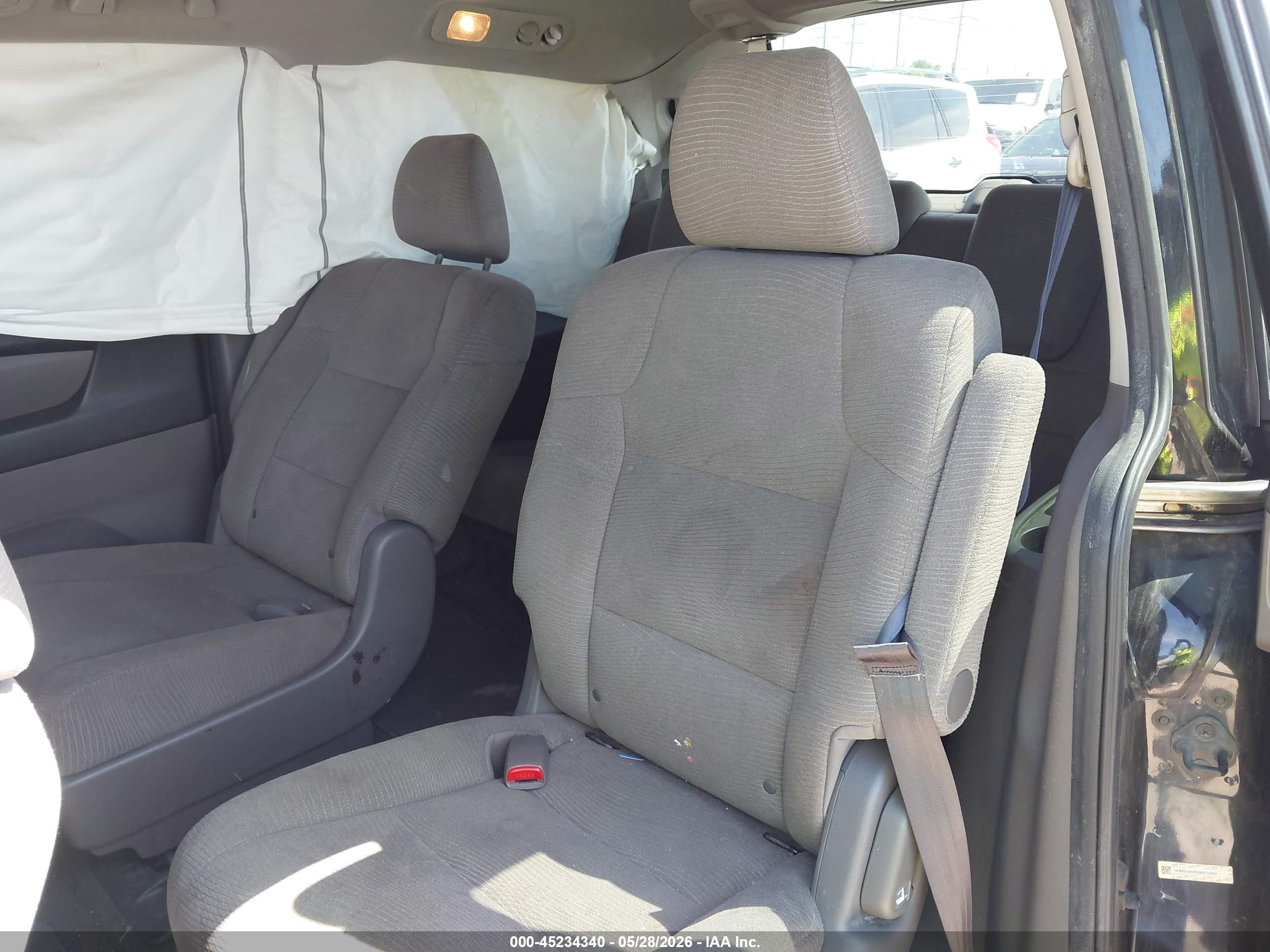 2013 Honda Odyssey Ex Черный vin: 5FNRL5H40DB075386