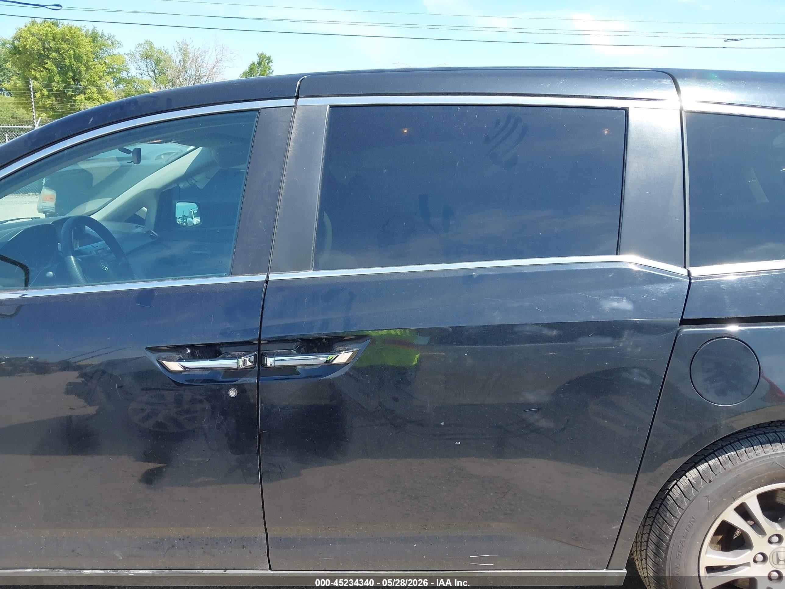 2013 Honda Odyssey Ex Черный vin: 5FNRL5H40DB075386