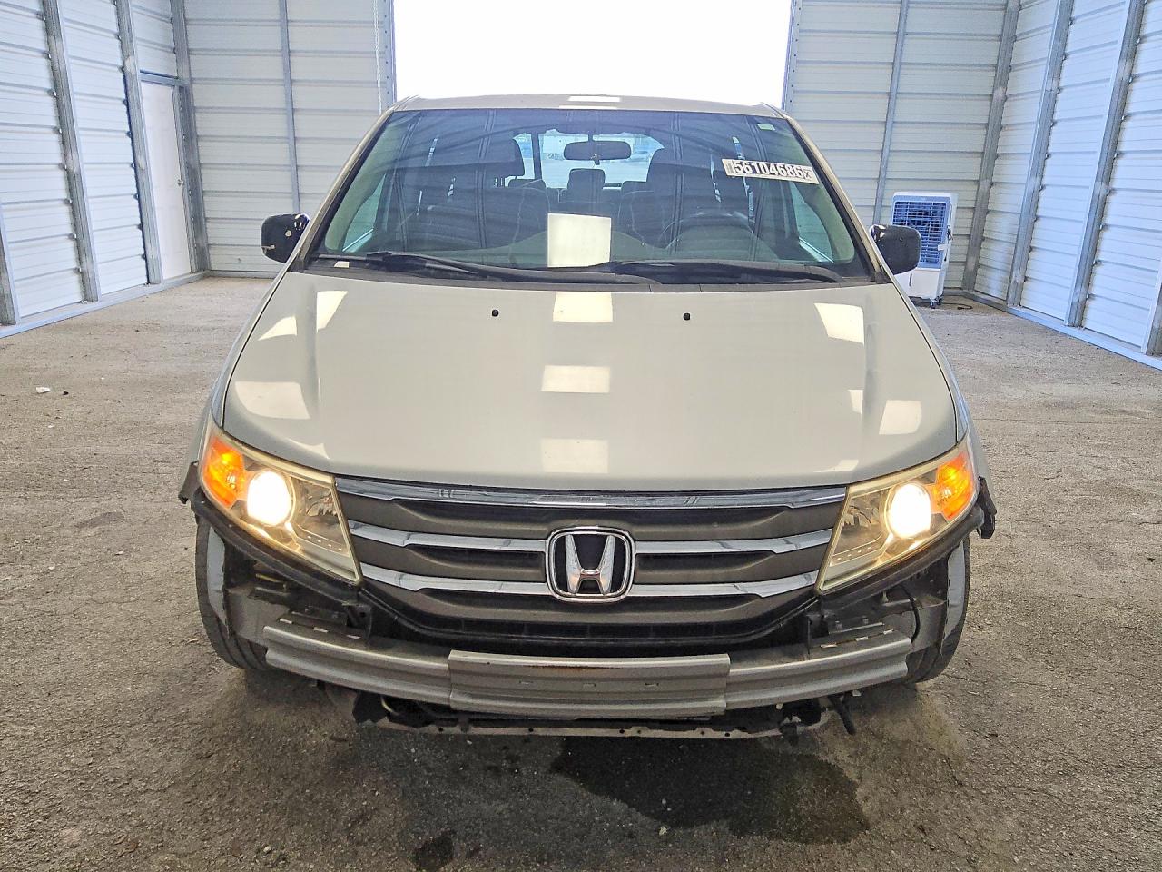 2013 Honda Odyssey Ex Gray vin: 5FNRL5H40DB089790