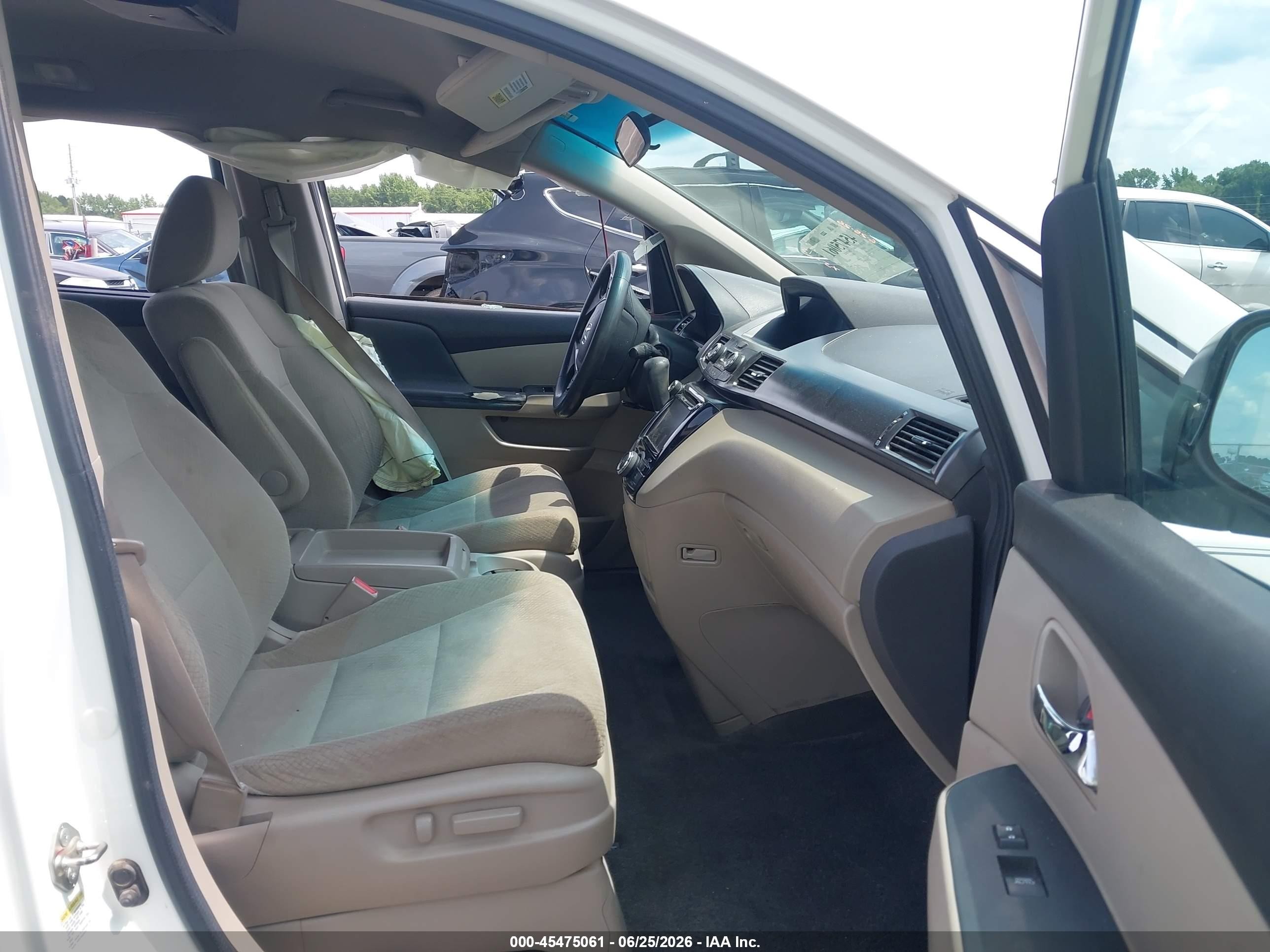 2014 Honda Odyssey Ex Белый vin: 5FNRL5H40EB029610