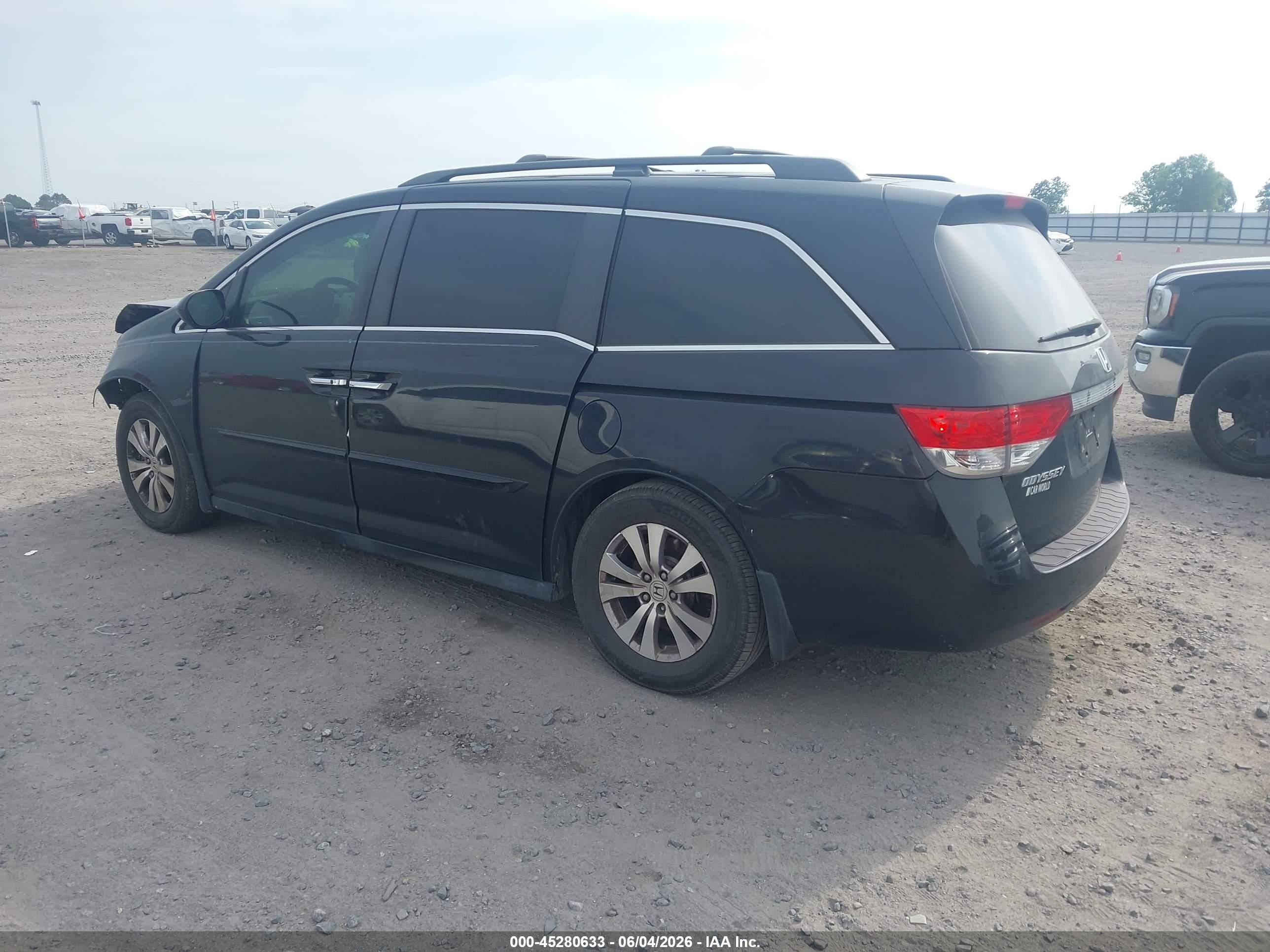 2014 Honda Odyssey Ex Black vin: 5FNRL5H40EB055561