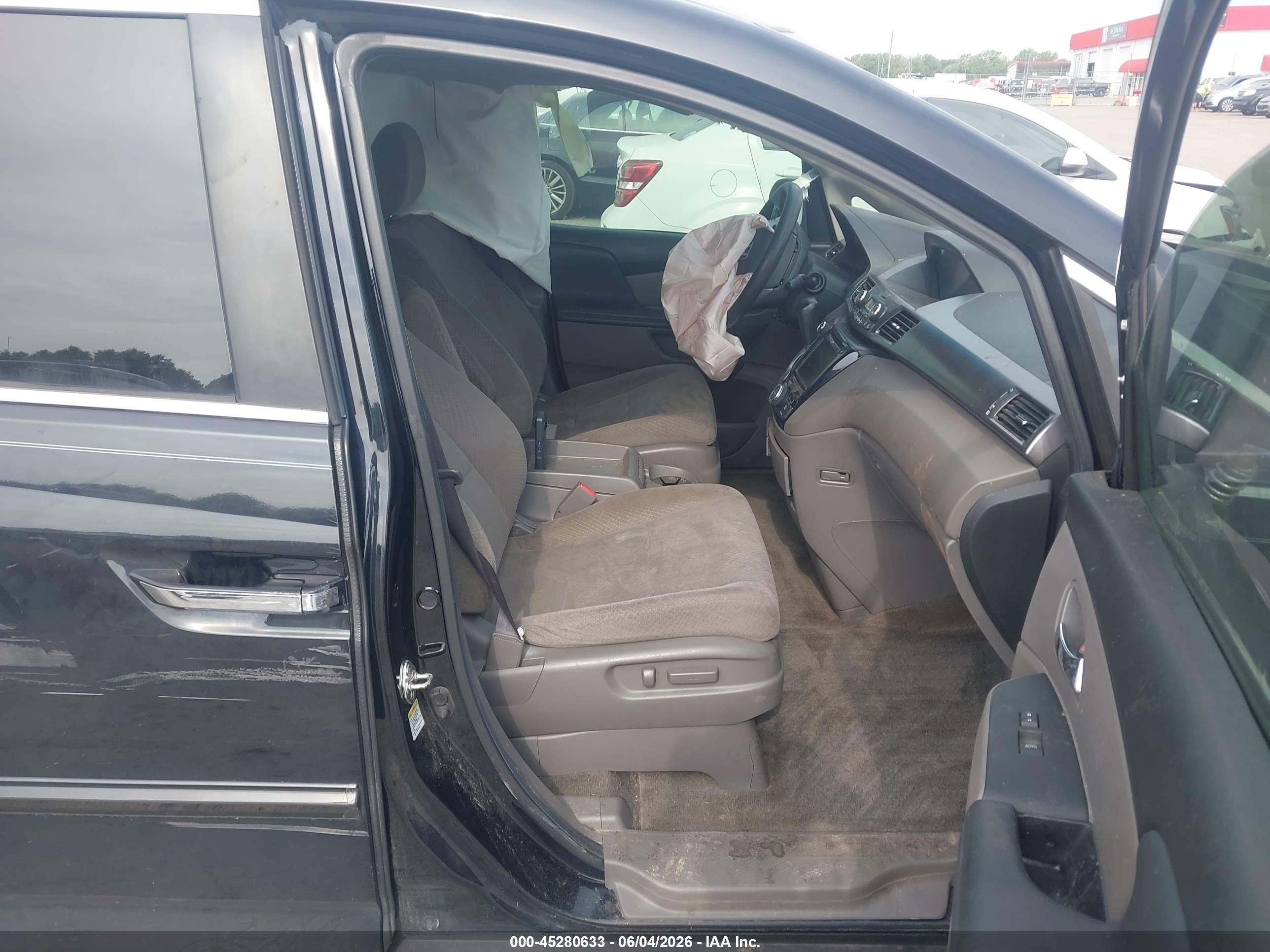 2014 Honda Odyssey Ex Black vin: 5FNRL5H40EB055561