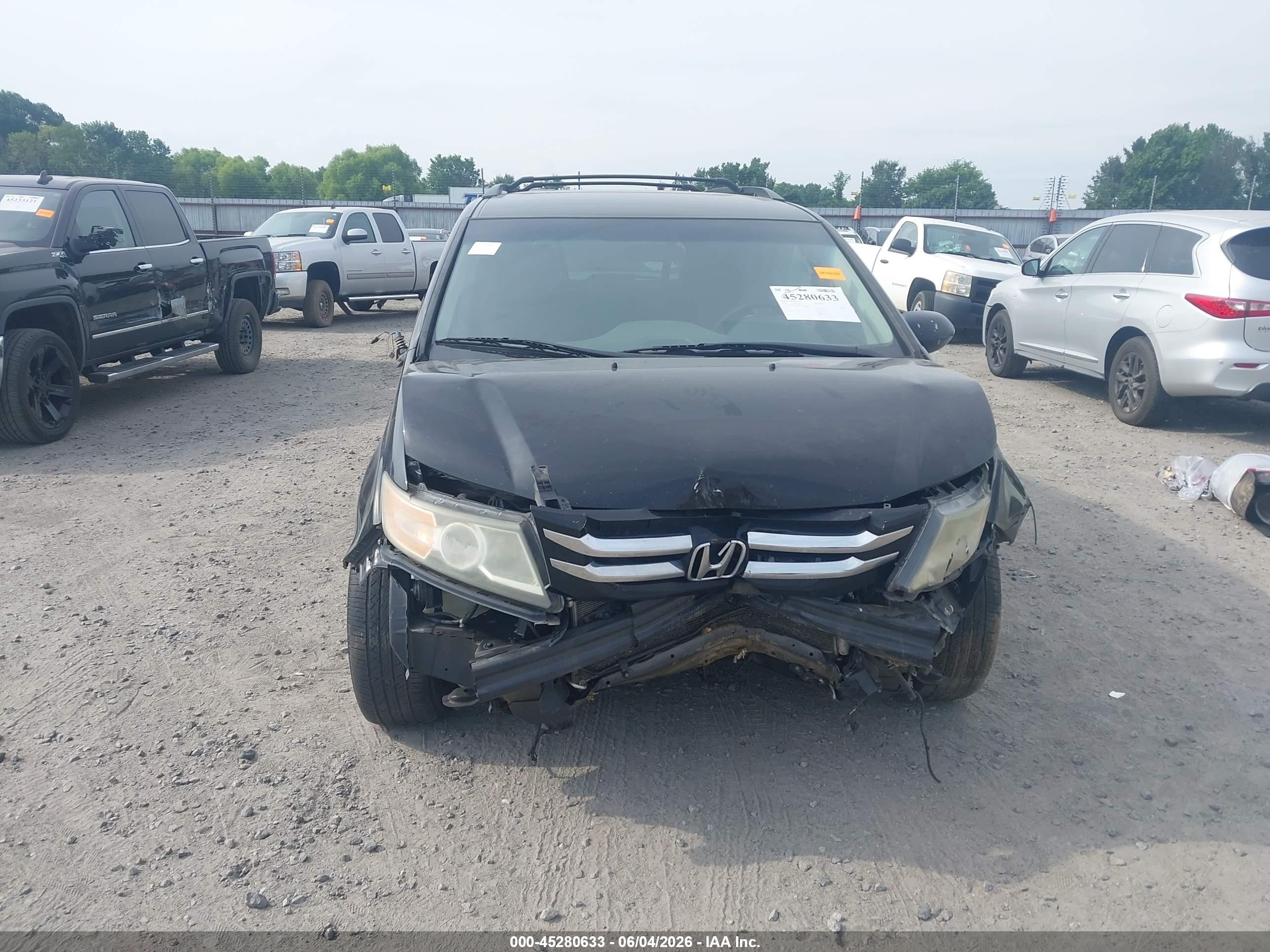 2014 Honda Odyssey Ex Black vin: 5FNRL5H40EB055561