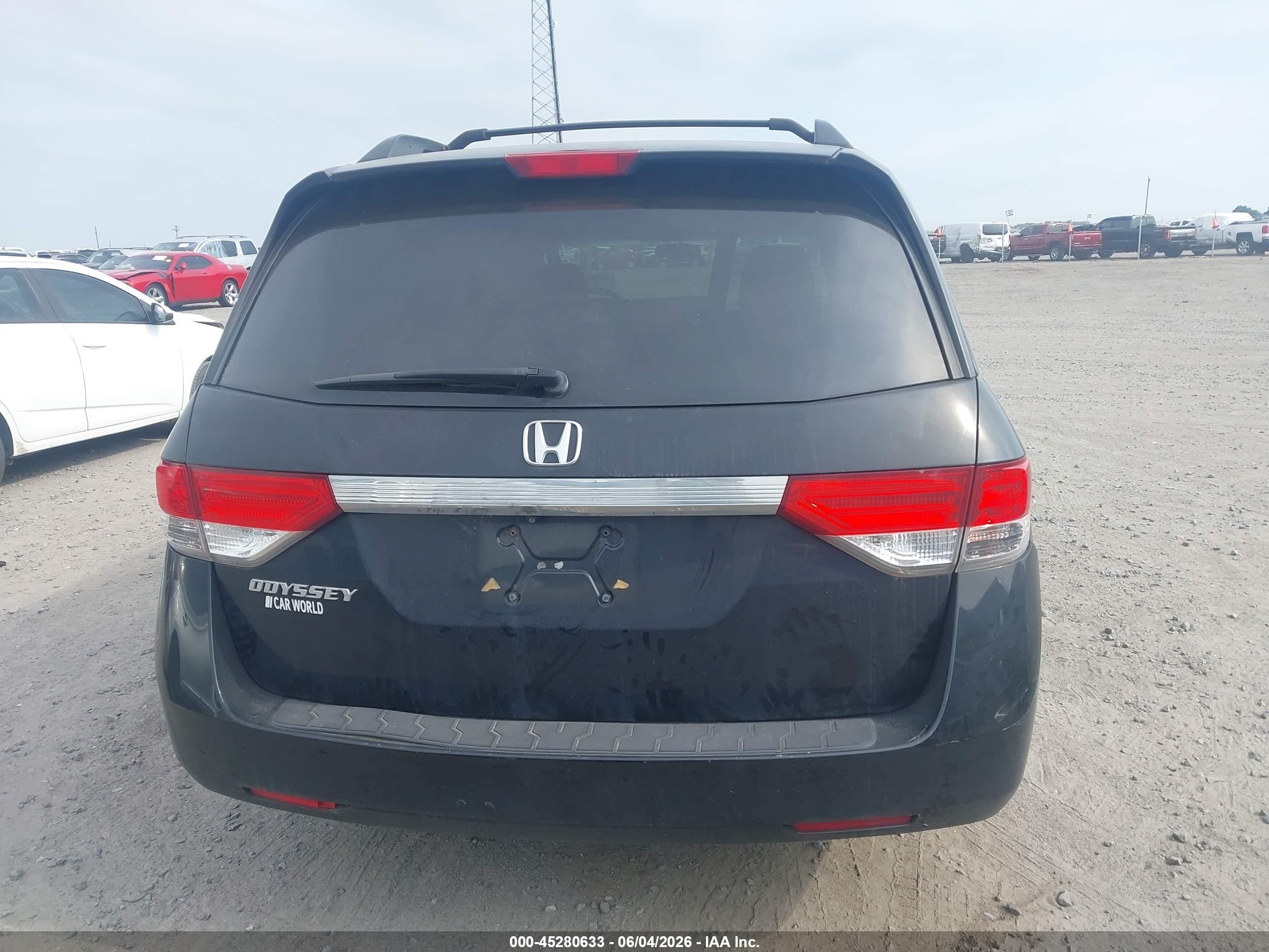 2014 Honda Odyssey Ex Black vin: 5FNRL5H40EB055561